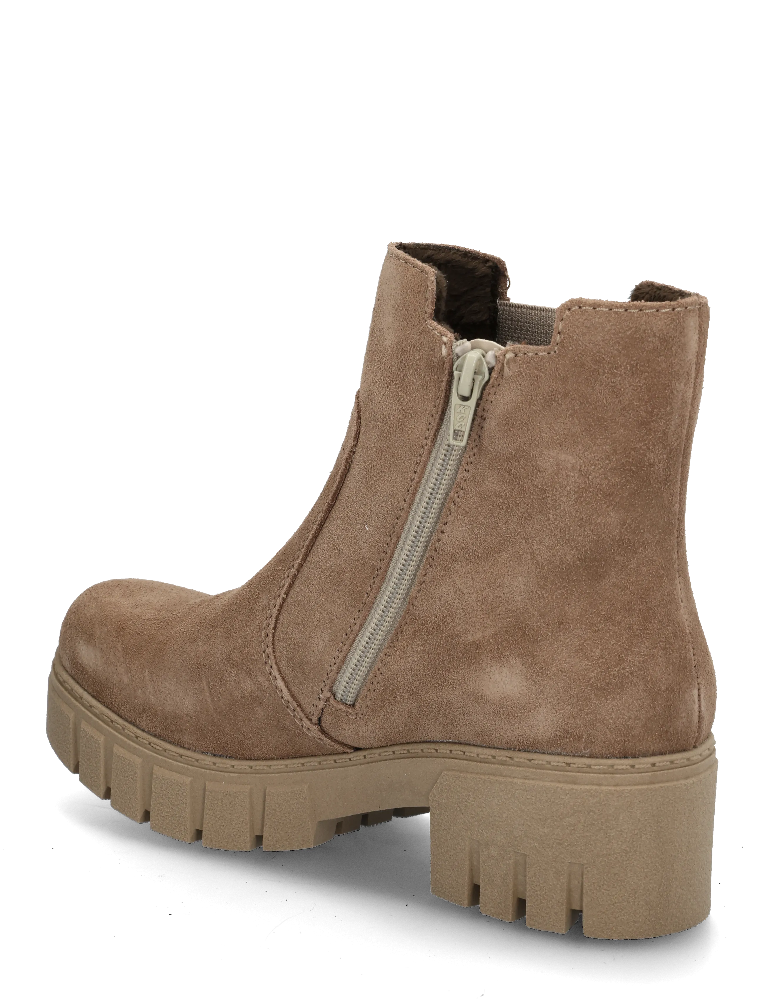 Rieker - 74560-64 - stiefeletten mit absatz - beige - 1