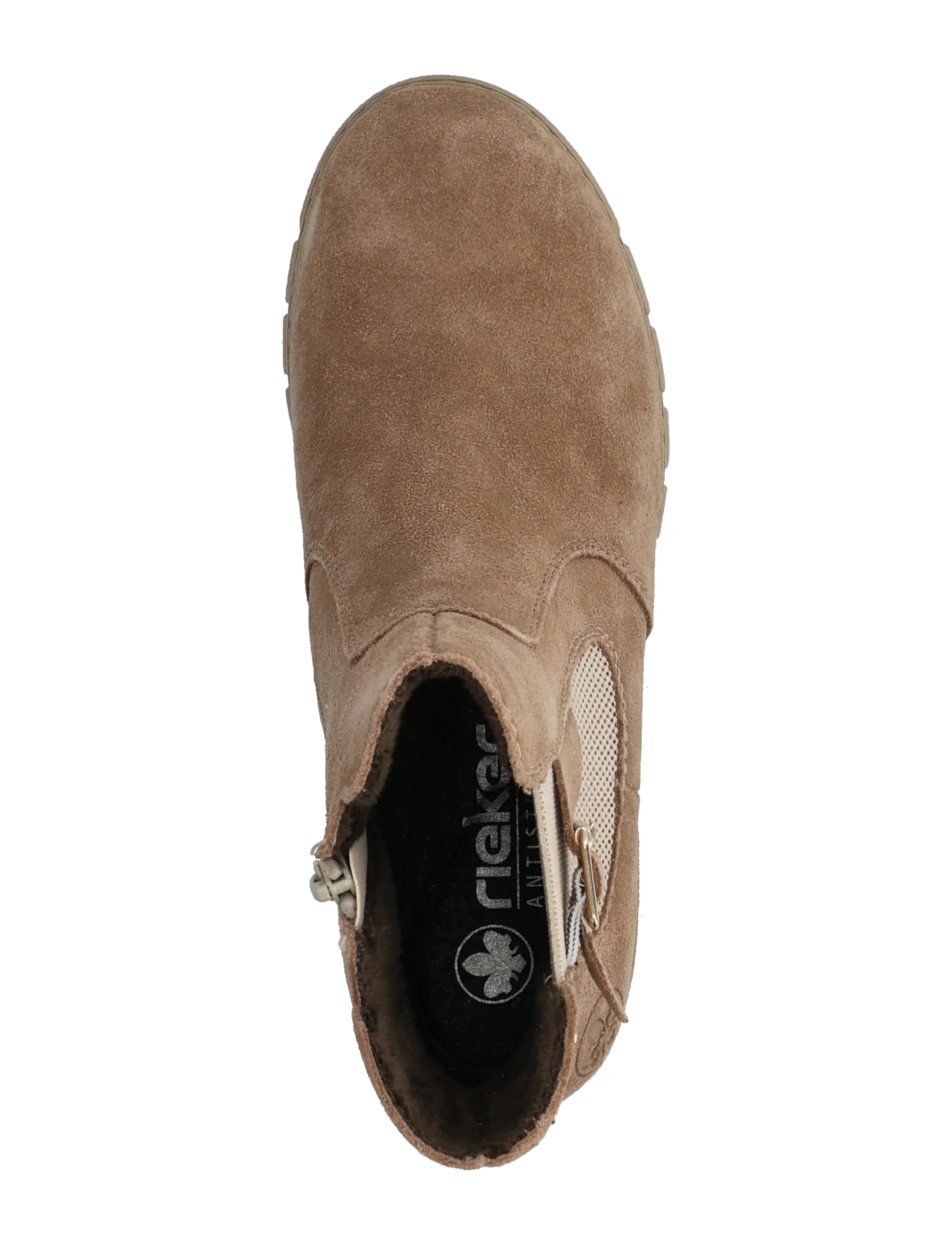Rieker - 74560-64 - stiefeletten mit absatz - beige - 3