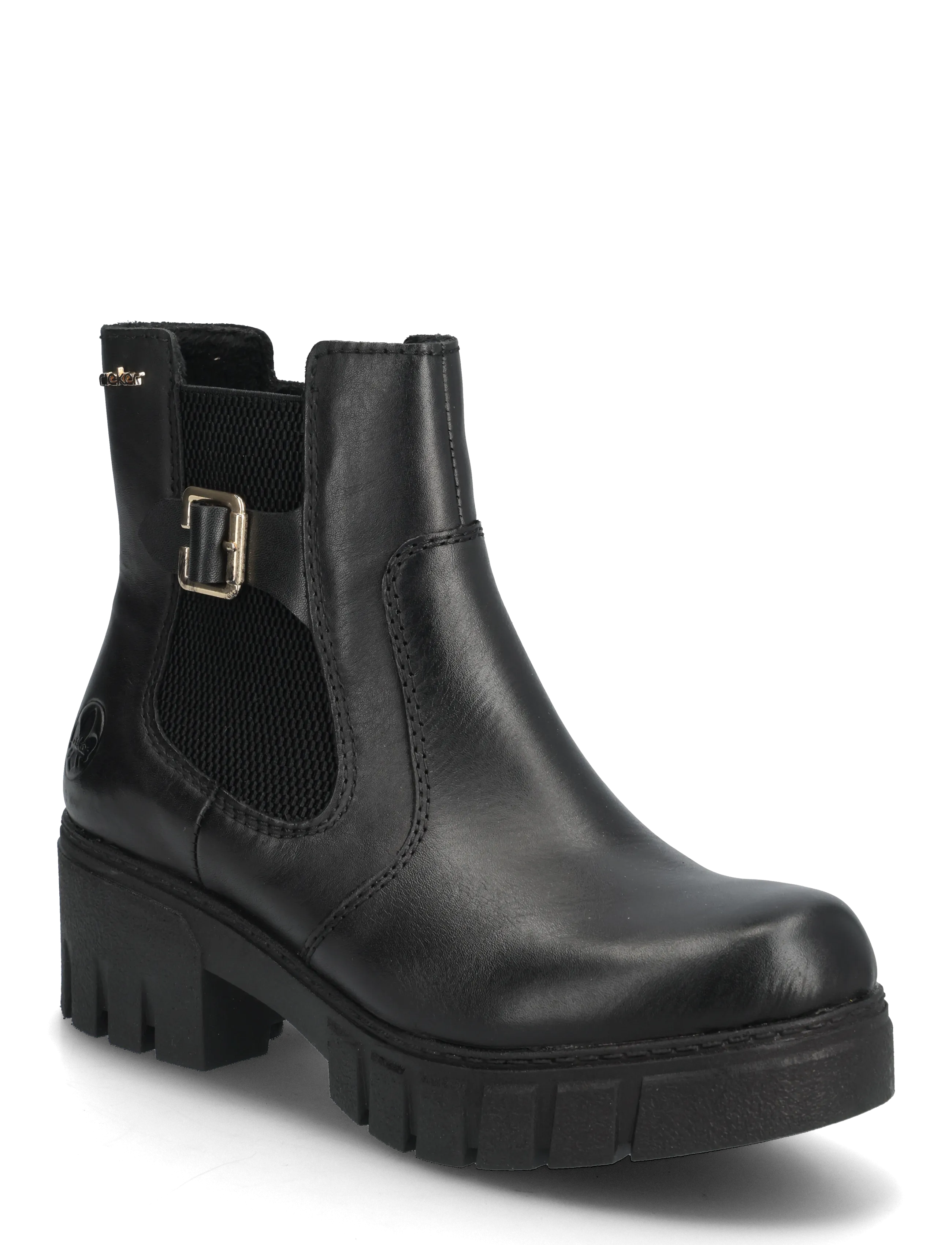 Rieker Rieker Ladies mid height boots 74560-00 Black - Skor - BLACK / black