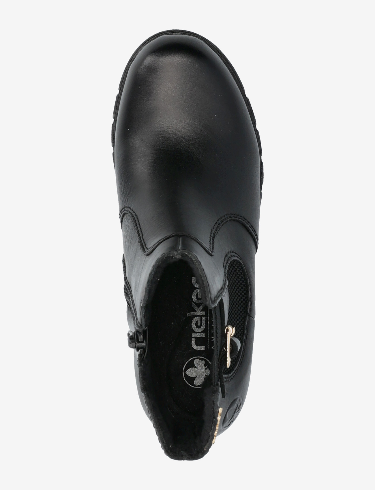 Rieker - Rieker Ladies mid height boots 74560-00 Black - stiefeletten mit absatz - black - 3