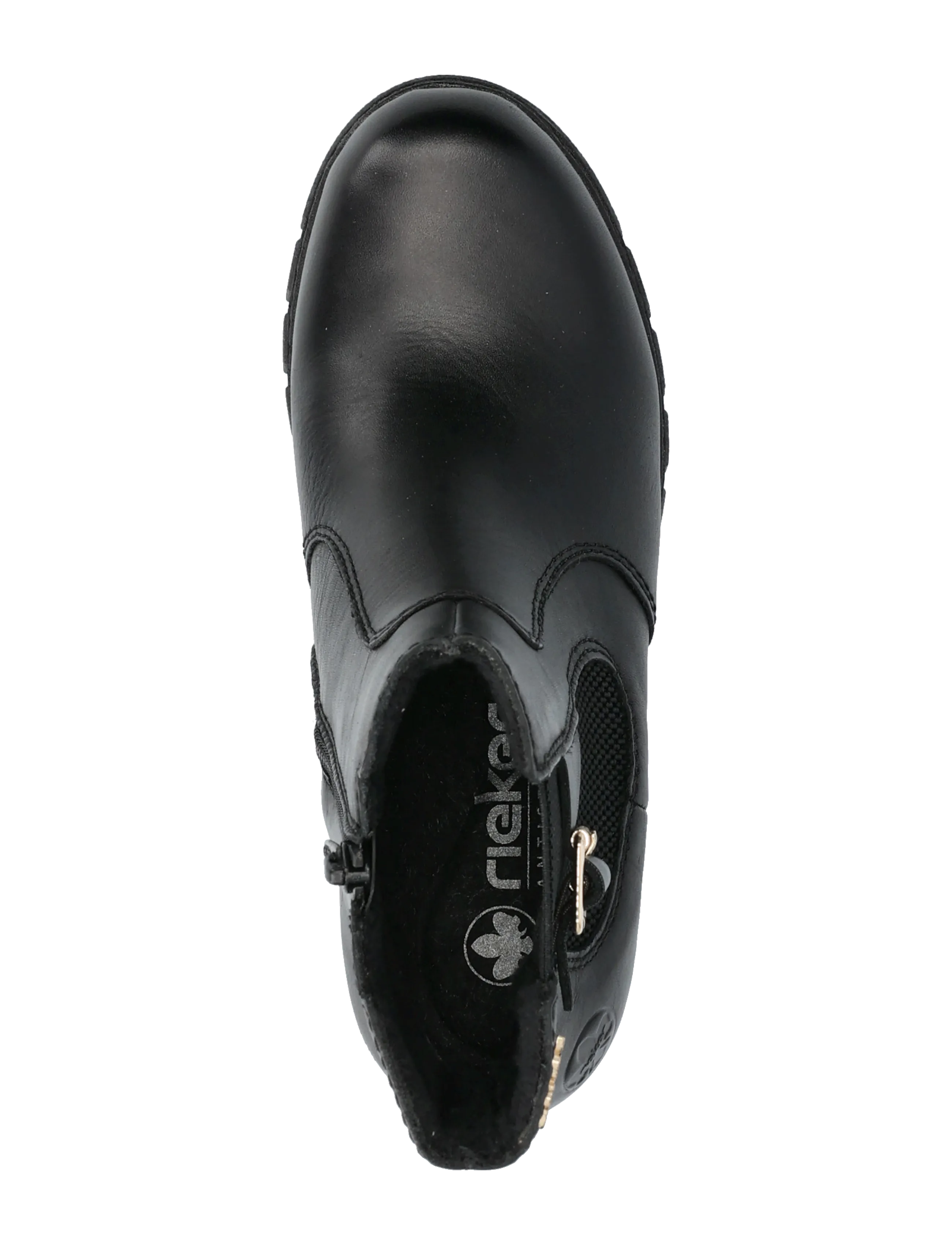 Rieker - 74560-00 - kontsaga poolsaapad - black - 3