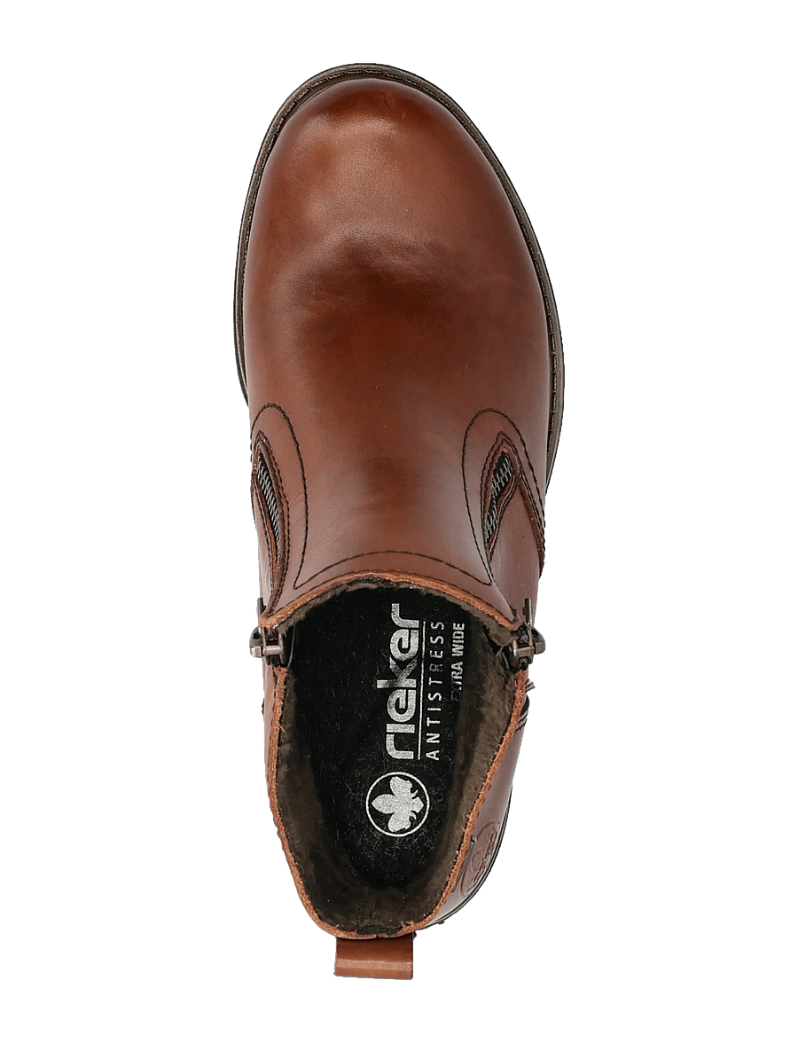 Rieker - 74850 - płaskie botki - brown - 3