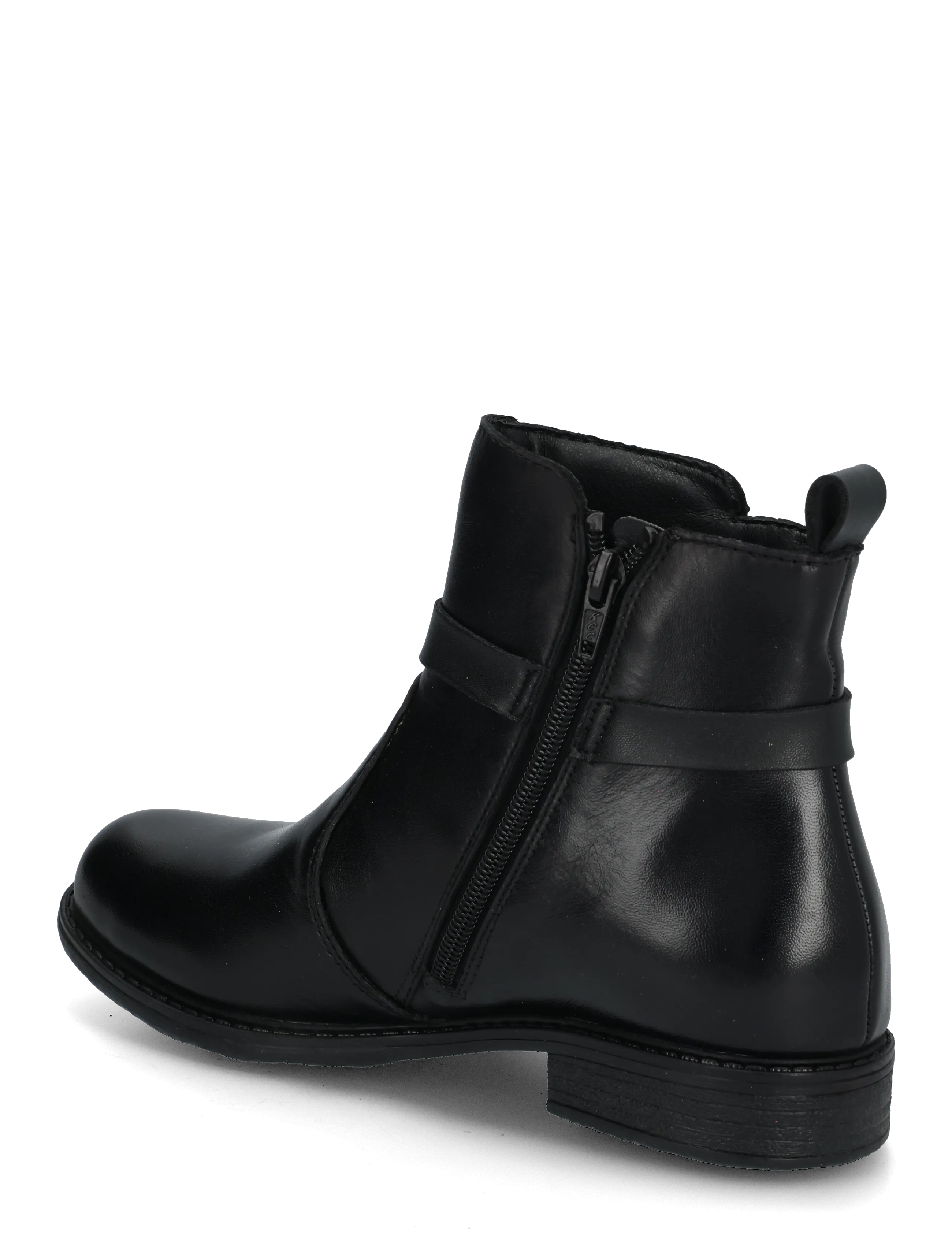 Rieker - Rieker Ladies mid height boots 74856-22 Brown - flade ankelstøvler - black - 1