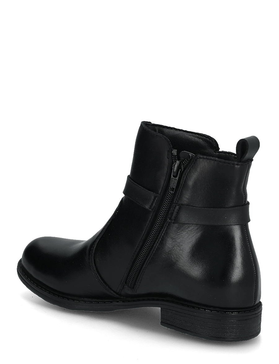 Rieker - Rieker Ladies mid height boots 74856-22 Brown - flade ankelstøvler - black - 1