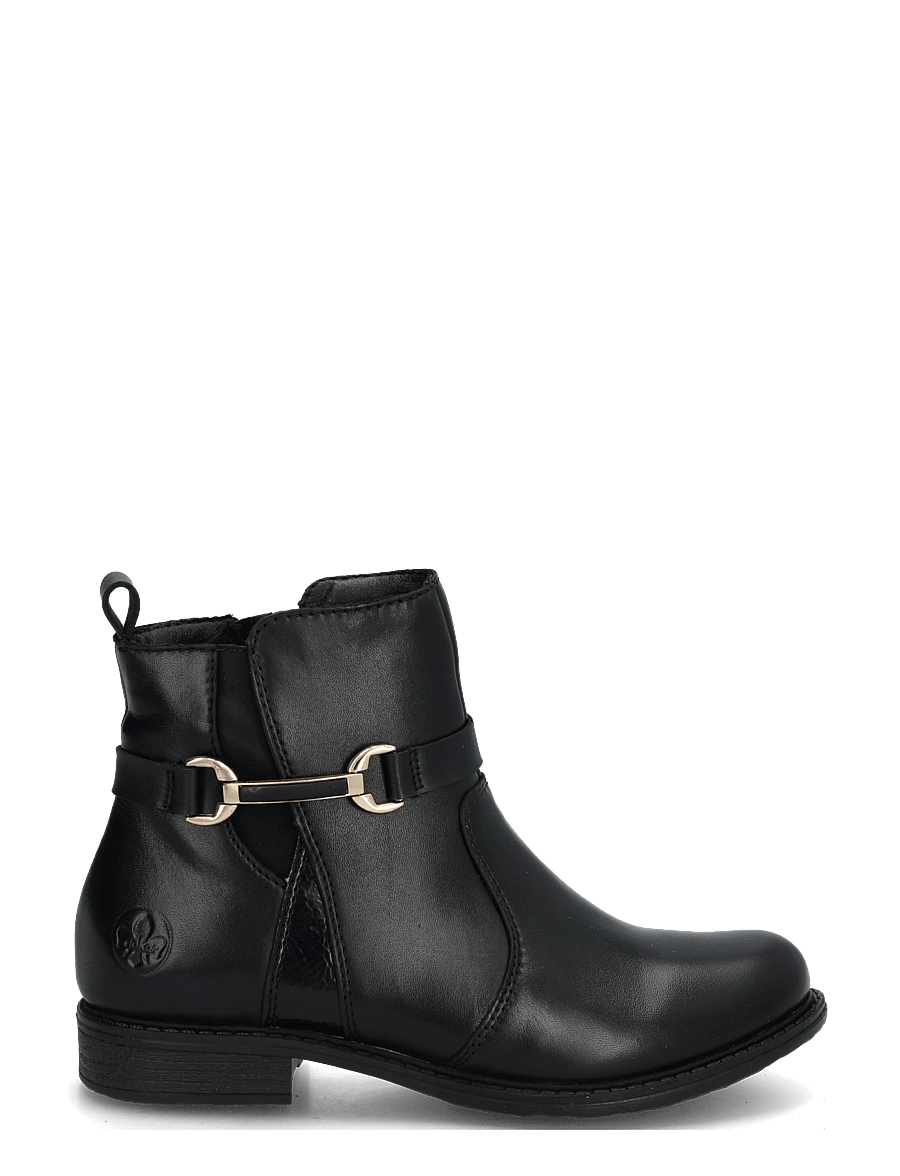 Rieker - Rieker Ladies mid height boots 74856-22 Brown - stiefeletten mit absatz - black - 2