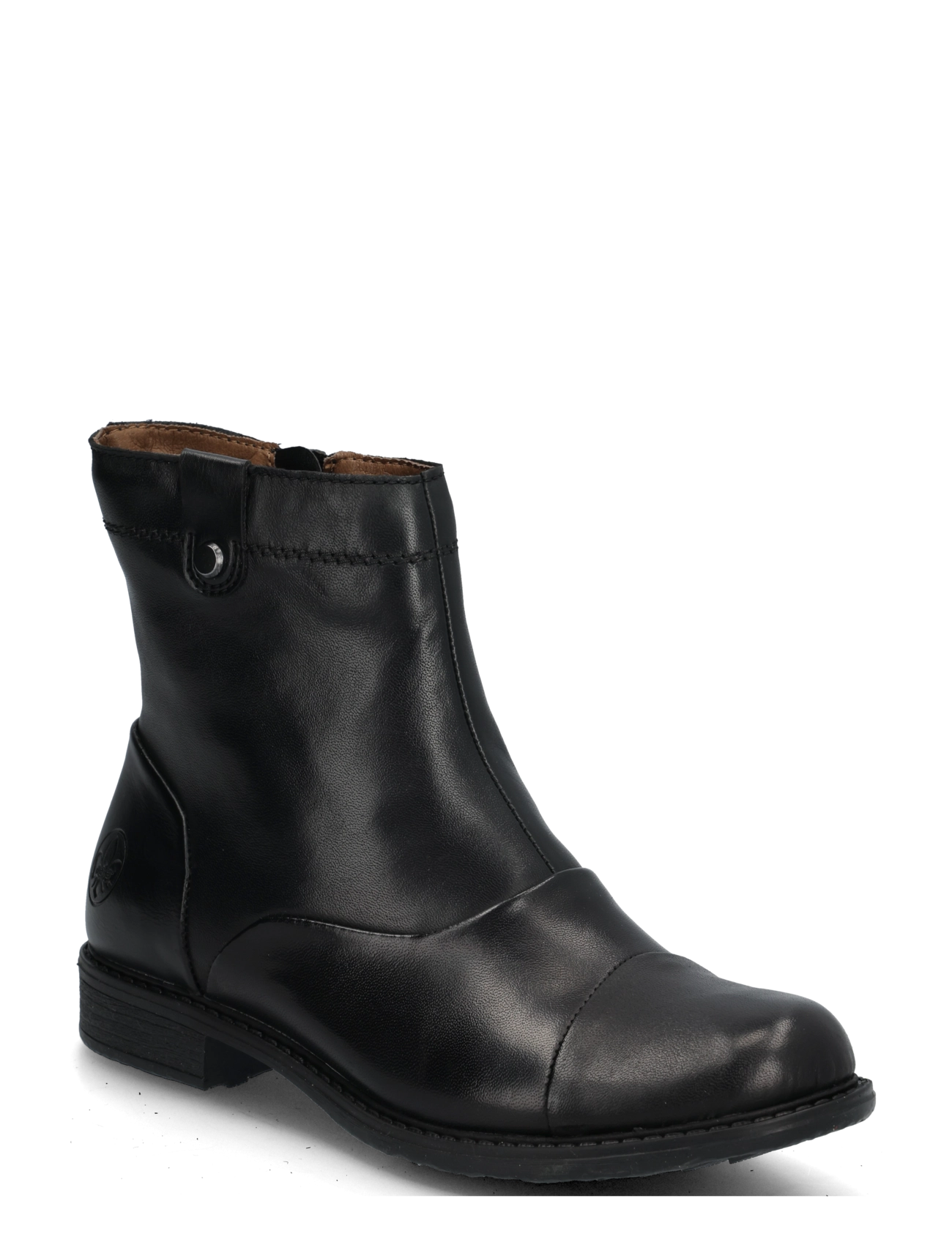 Rieker Rieker Ladies mid height boots 74858-25 Brown - Boots - BLACK / black