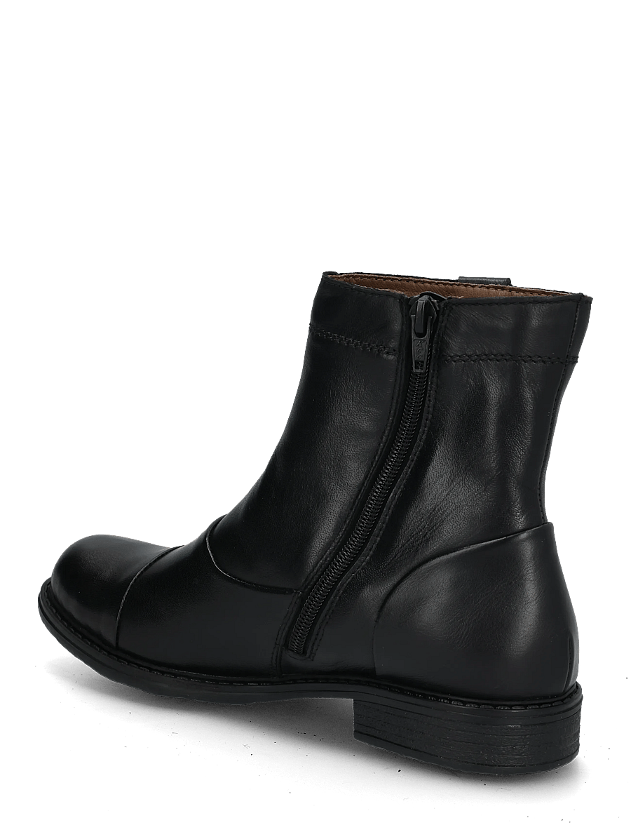 Rieker - 74858-25 - flade ankelstøvler - black - 1