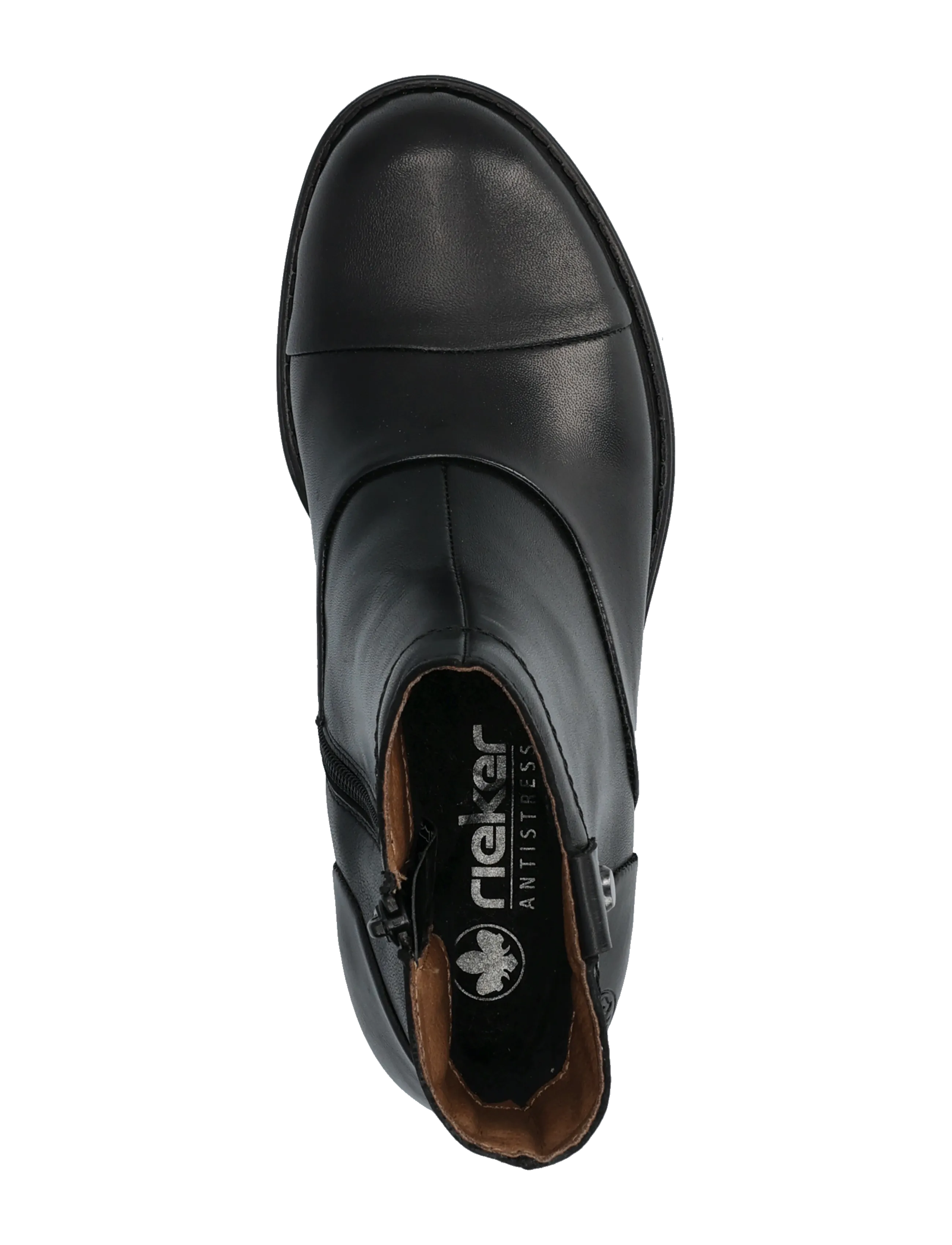 Rieker - 74858-25 - flade ankelstøvler - black - 3