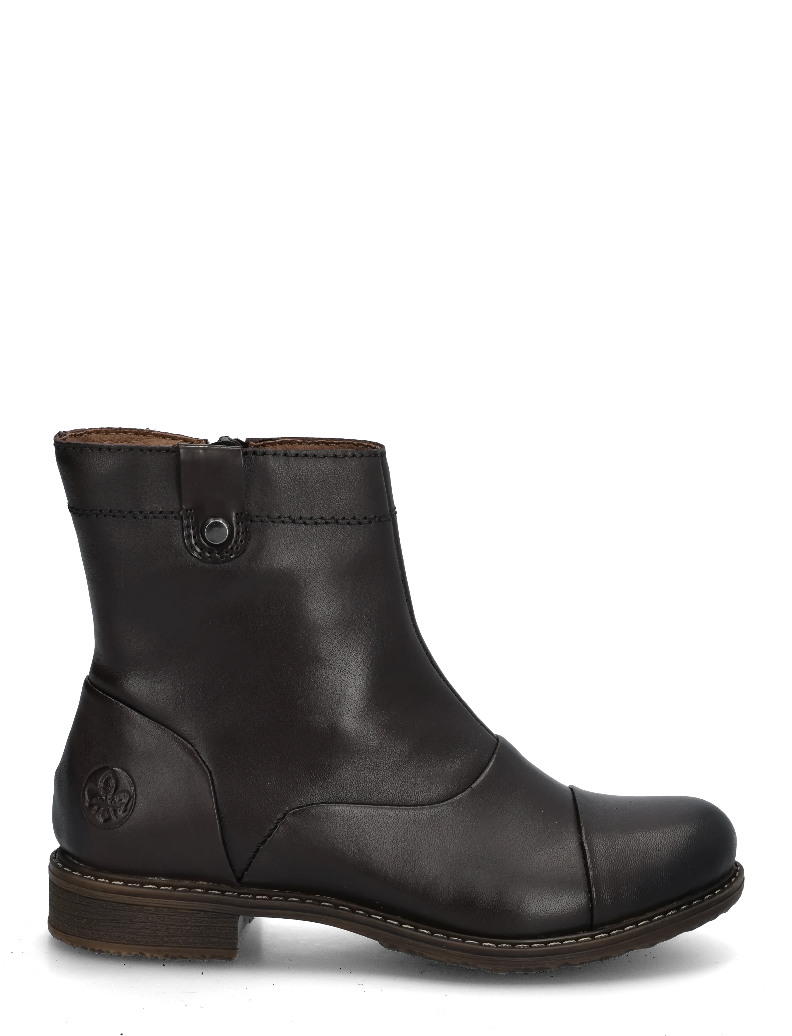Rieker - 74858-25 - flat ankle boots - brown - 2
