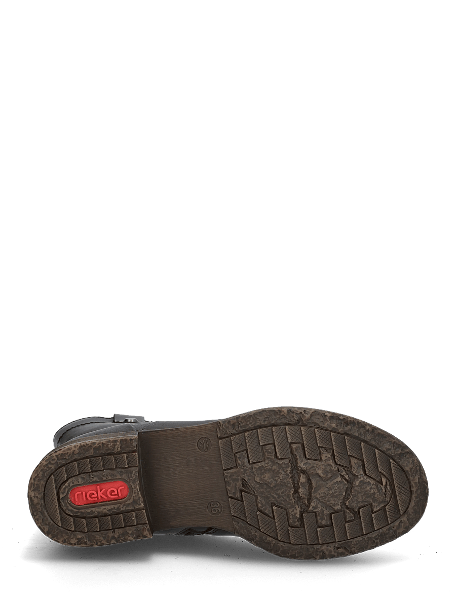 Rieker - 74858-25 - flade ankelstøvler - brown - 4