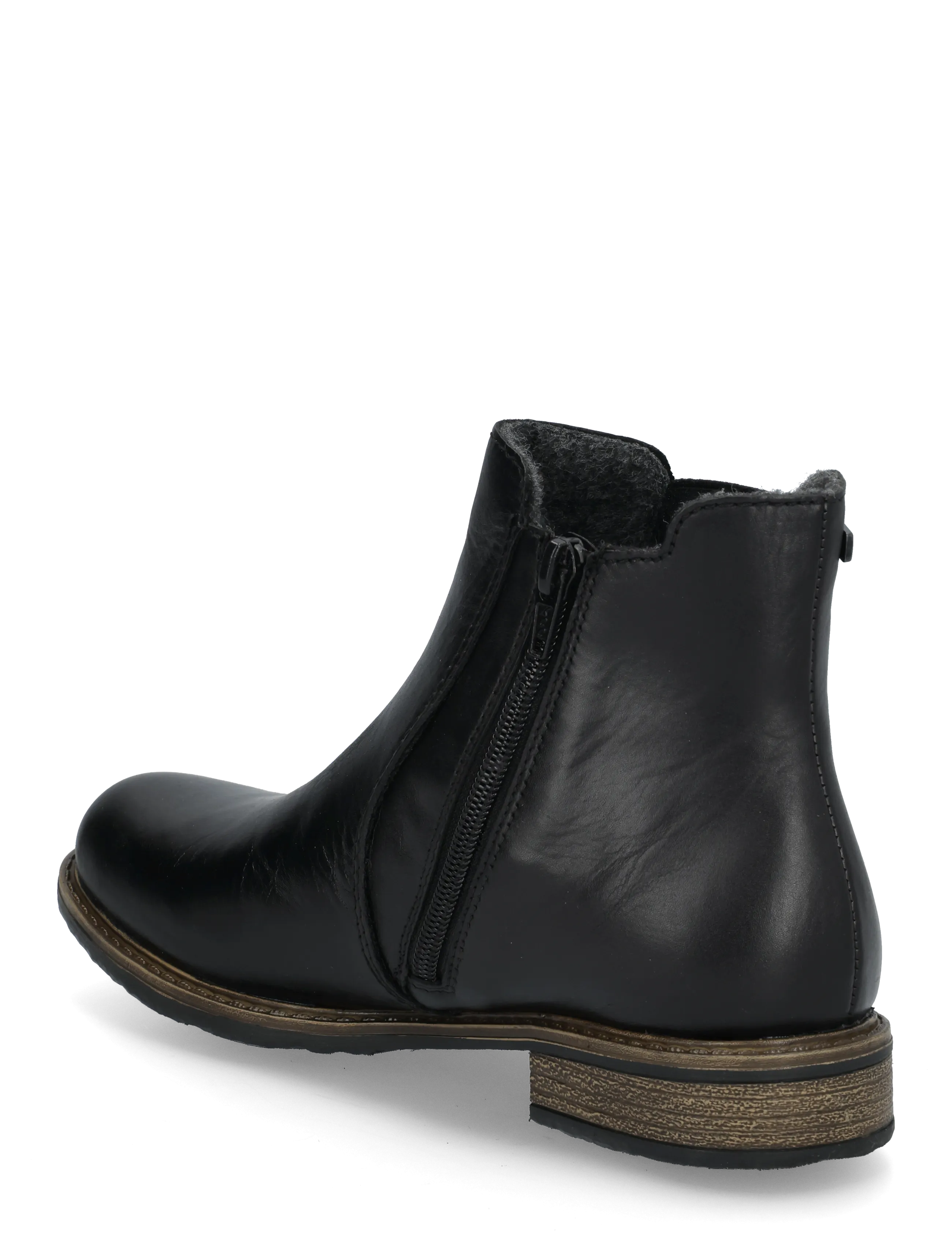 Rieker - 74870-00 - flade ankelstøvler - black - 1