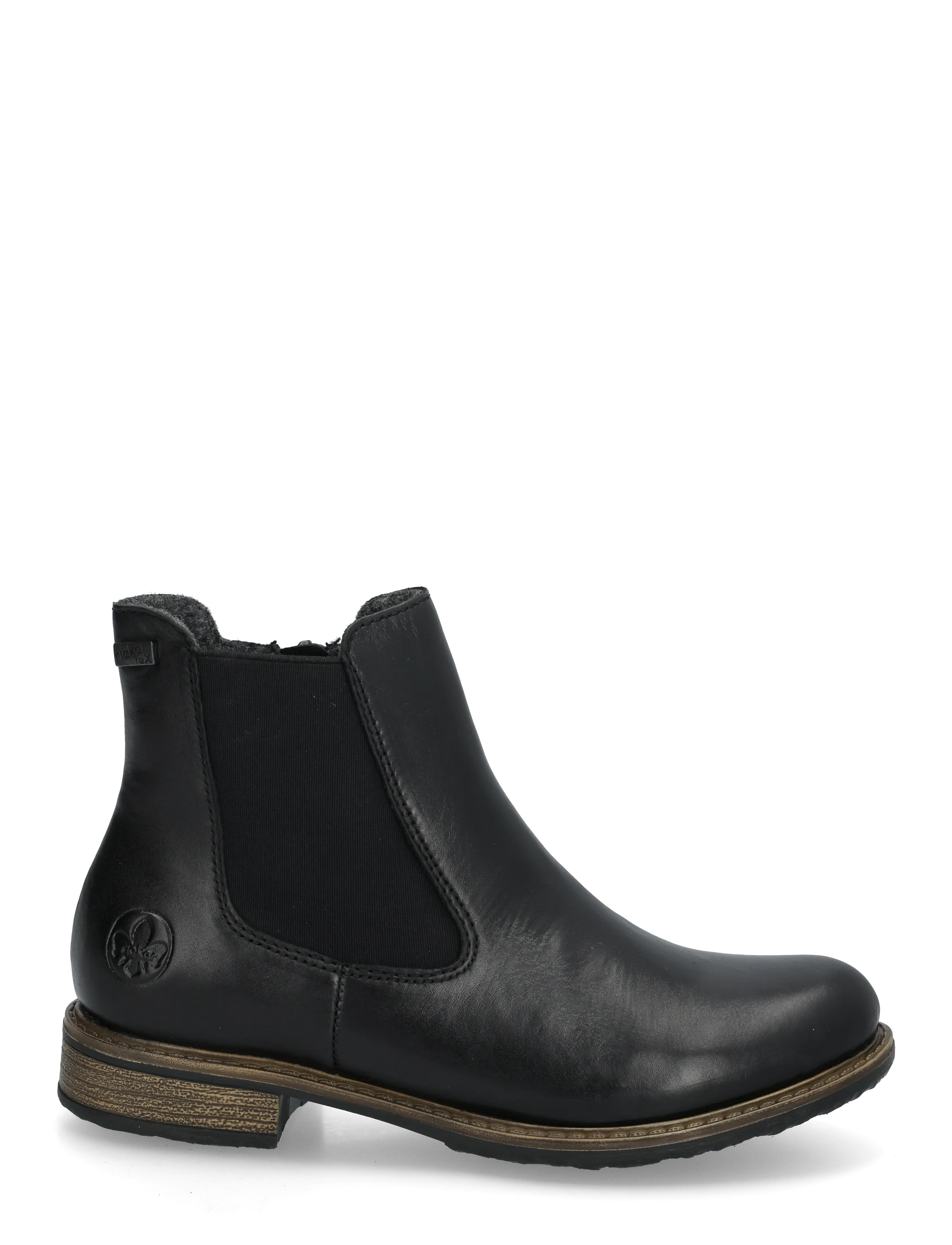 Rieker - 74870-00 - flade ankelstøvler - black - 2
