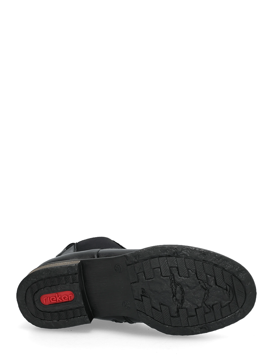 Rieker - 74870-00 - flade ankelstøvler - black - 4