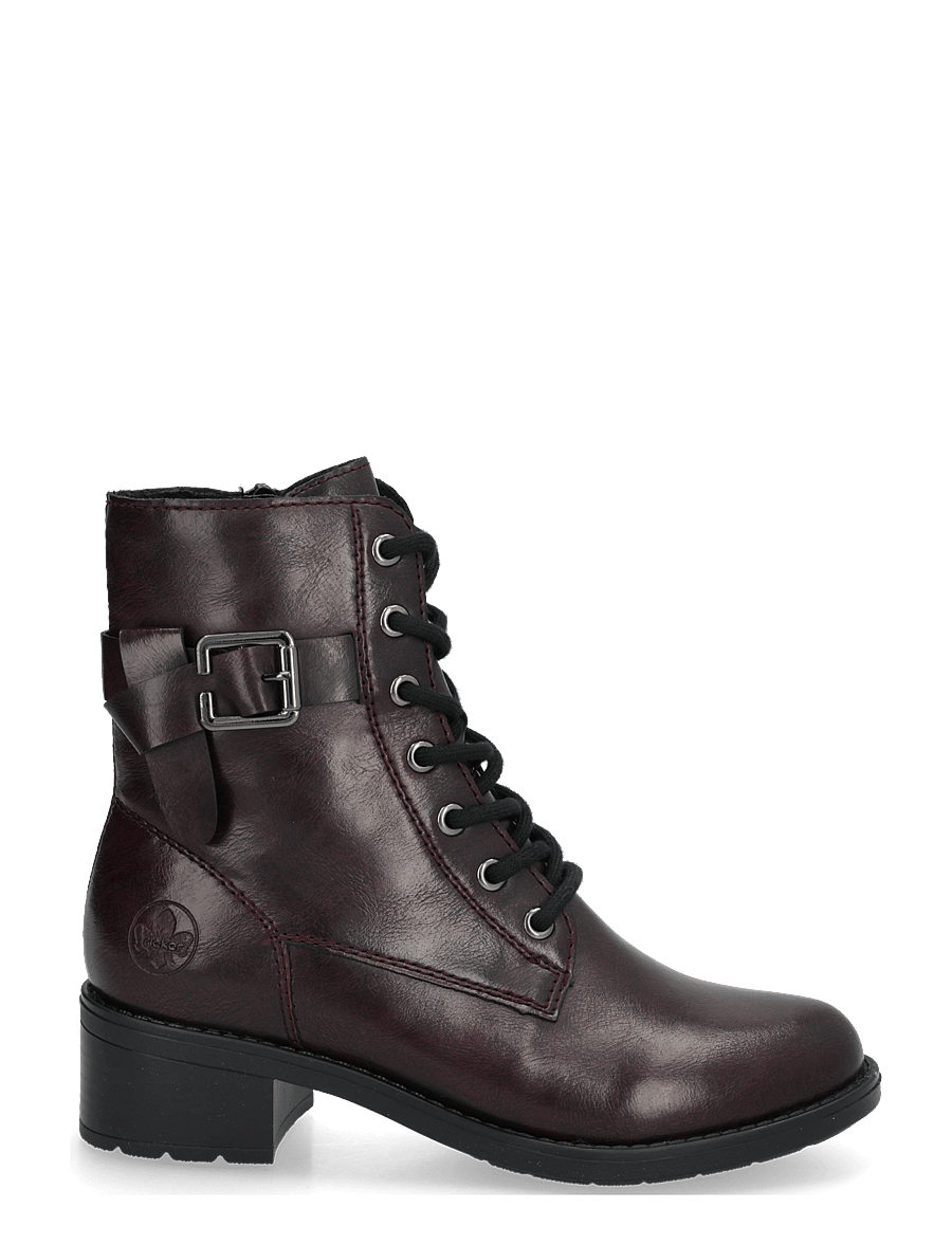 Rieker - 75431-35 Red - snørestøvler - red - 2