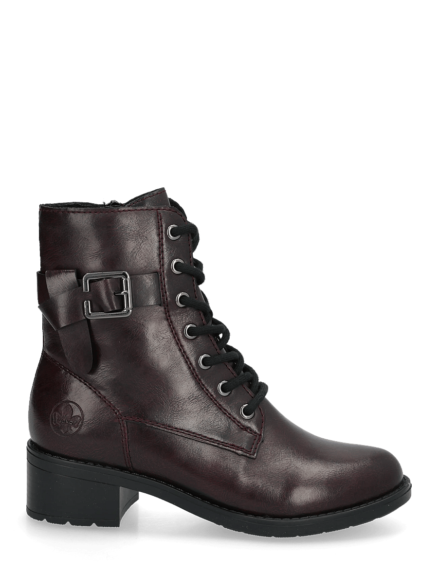 Rieker - 75431-35 Red - snørestøvler - red - 2
