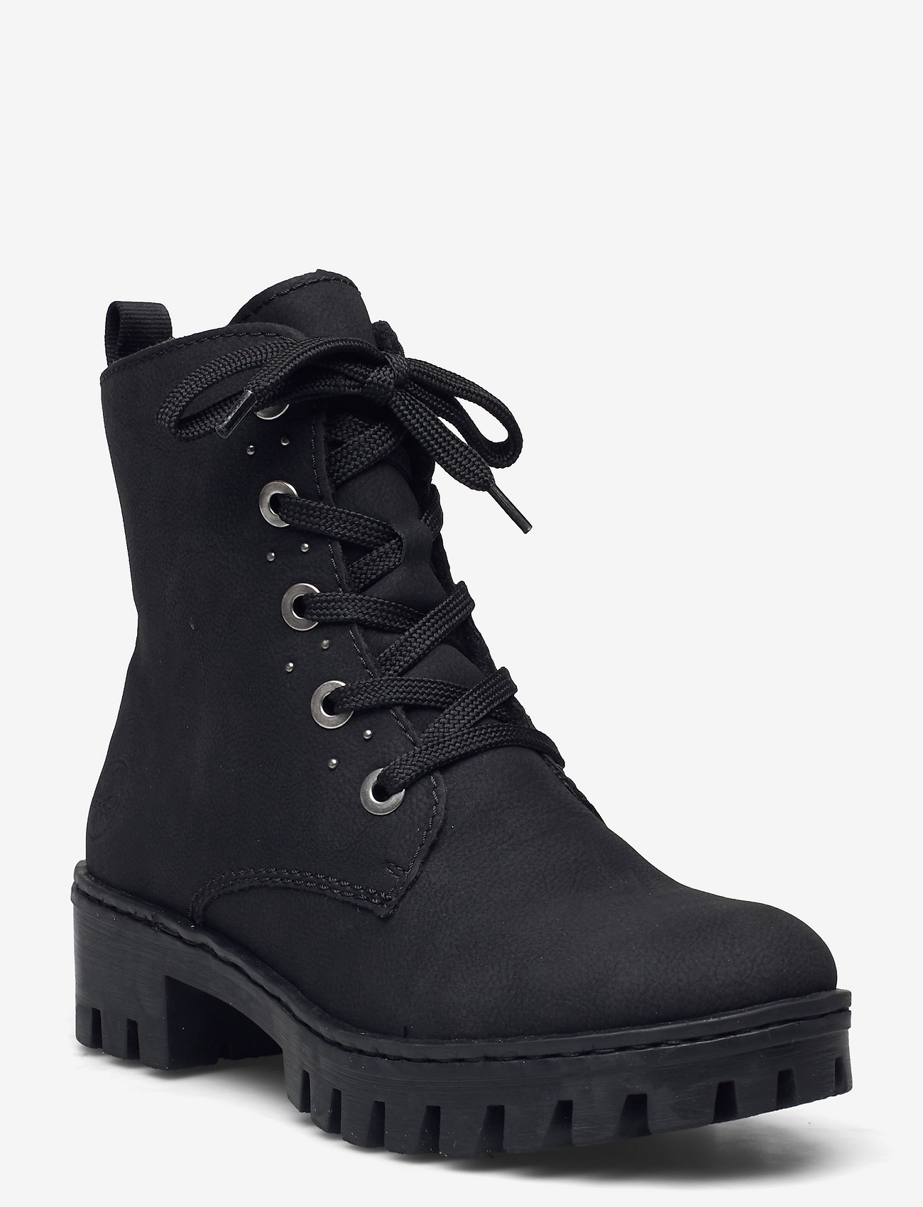 Rieker - 75700-01 - laced boots - black - 0