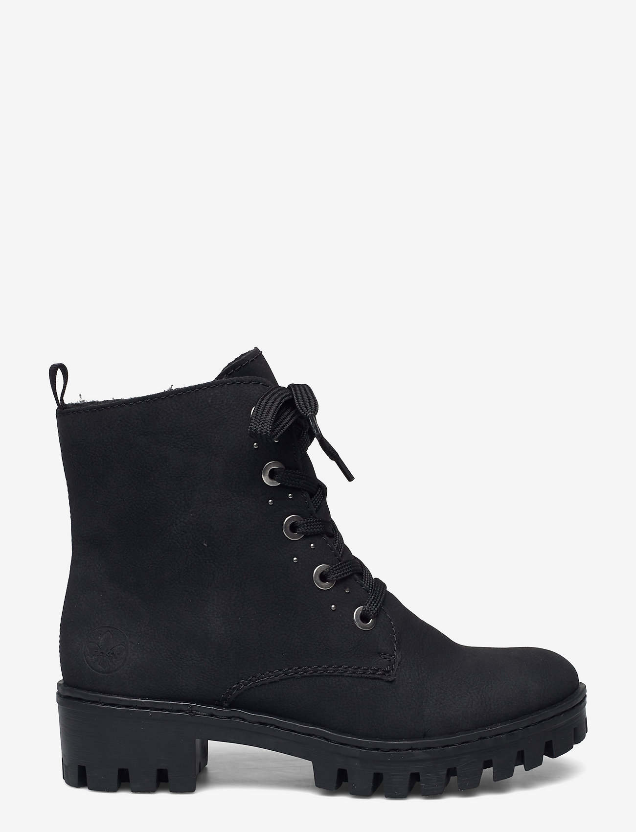 Rieker - 75700-01 - laced boots - black - 1