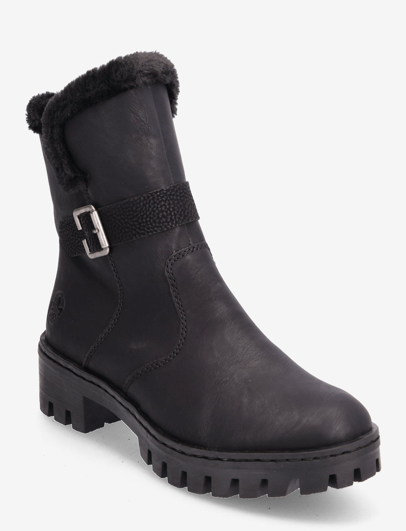 Rieker - 75774-00 - flat ankle boots - black - 0