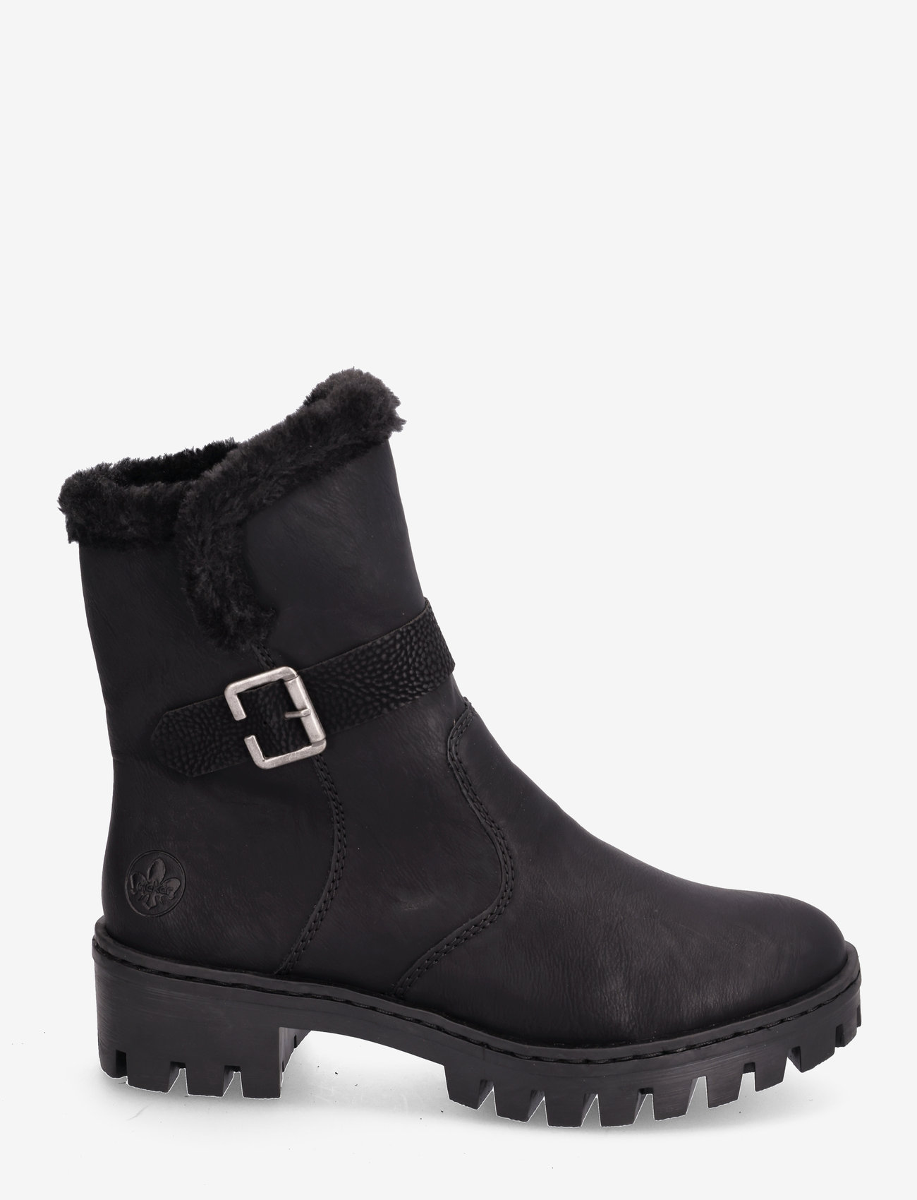 Rieker - 75774-00 - flat ankle boots - black - 1