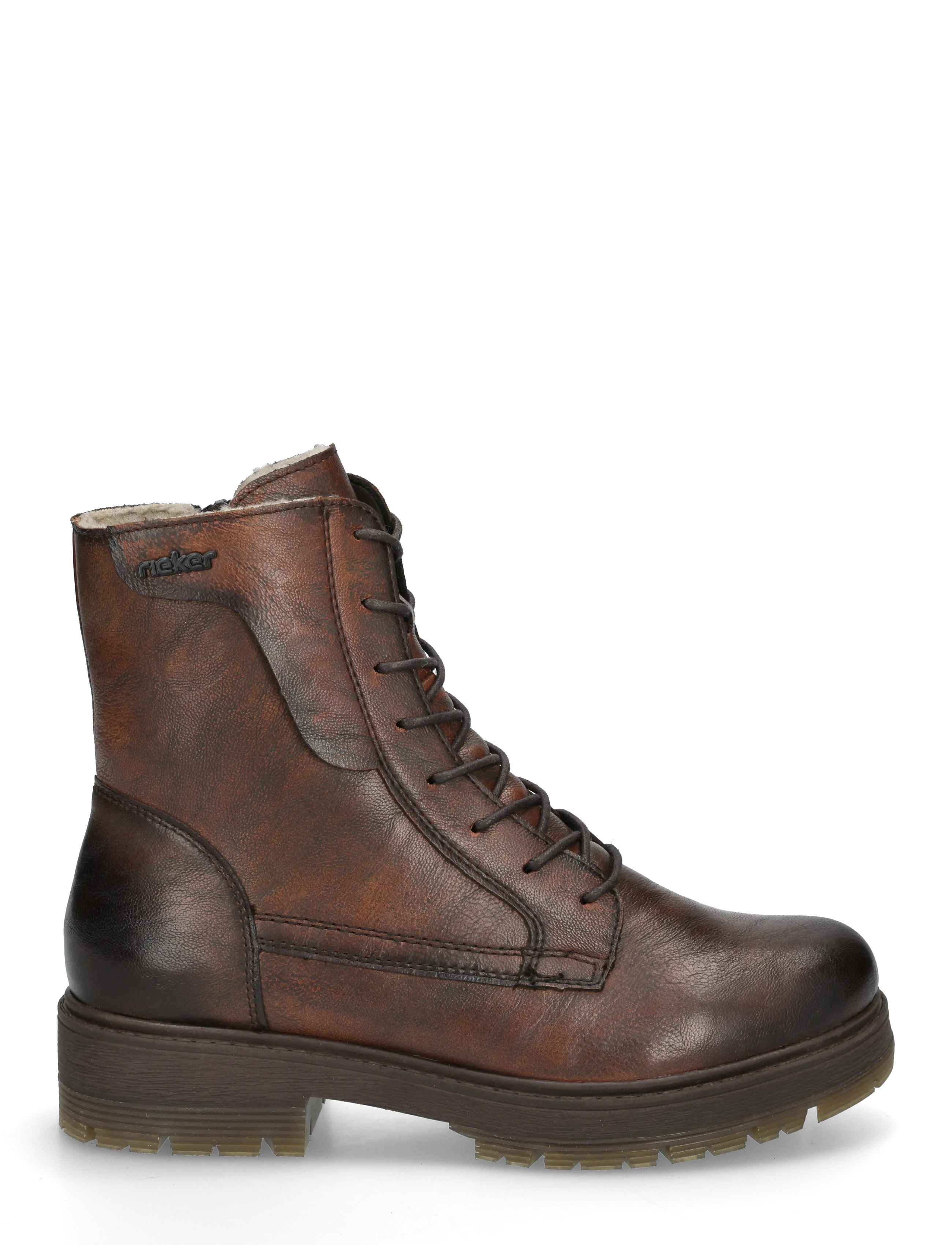 Rieker - Rieker Ladies mid height boots 75800-25 Brown - geschnürte stiefel - brown - 2