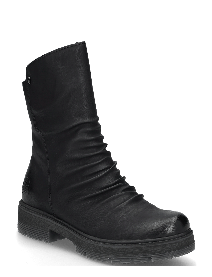 Rieker - 75851-00 - flat ankle boots - black - 0
