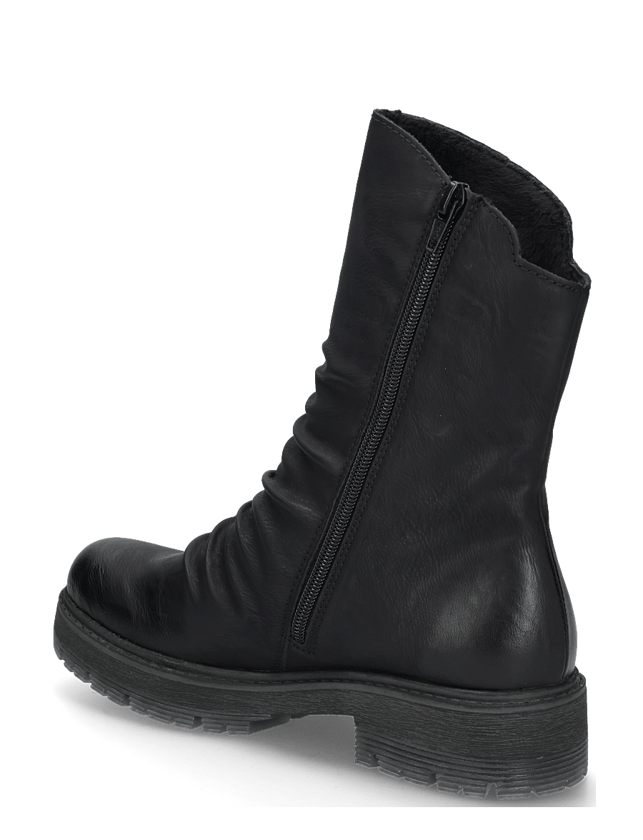 Rieker - 75851-00 - flat ankle boots - black - 1