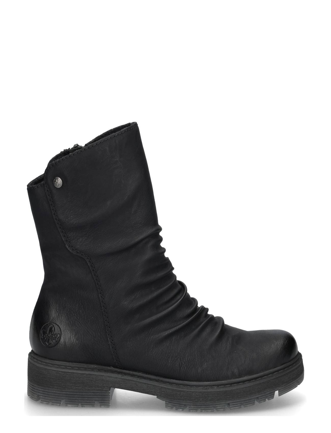 Rieker - 75851-00 - flat ankle boots - black - 2