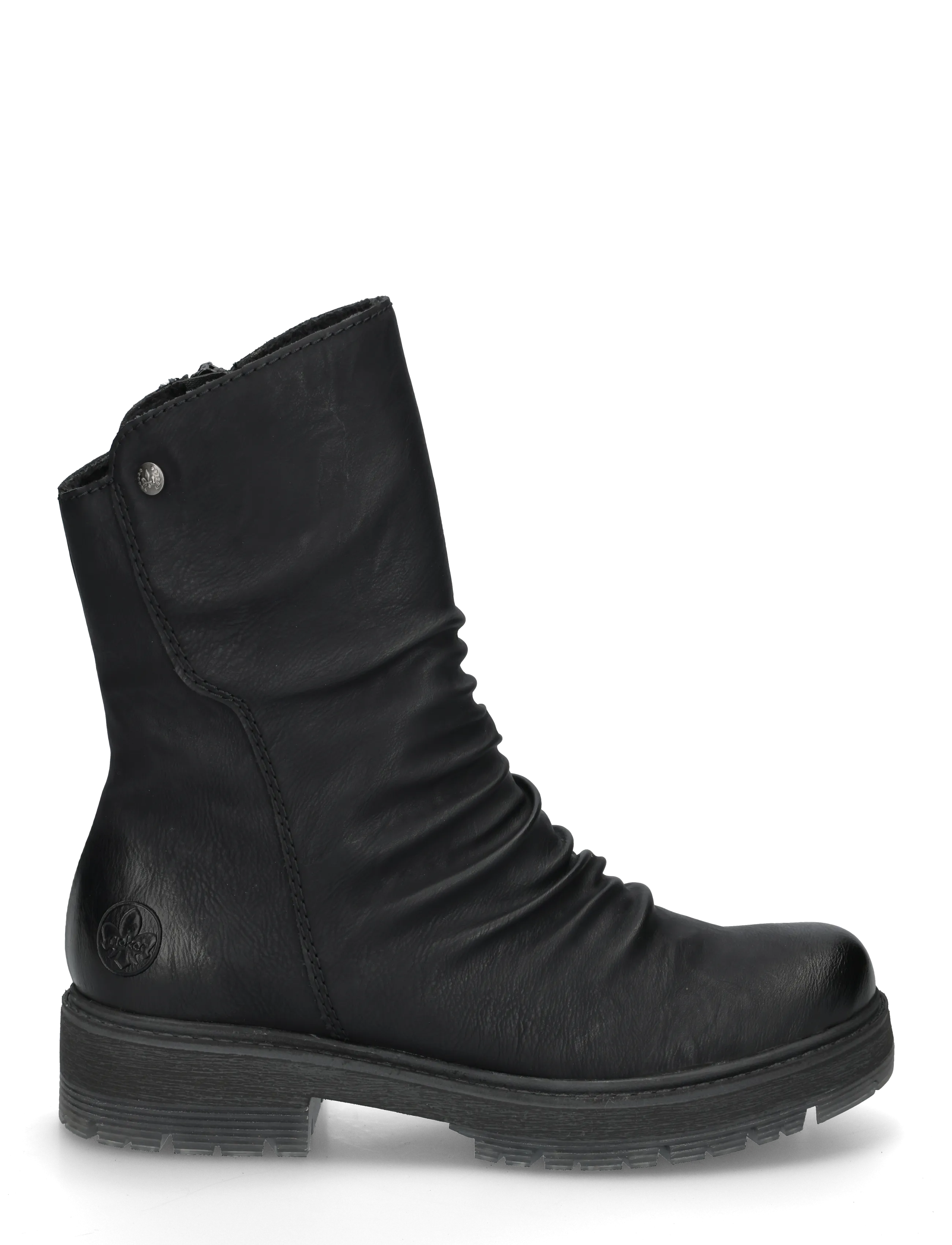 Rieker - 75851-00 - flat ankle boots - black - 2