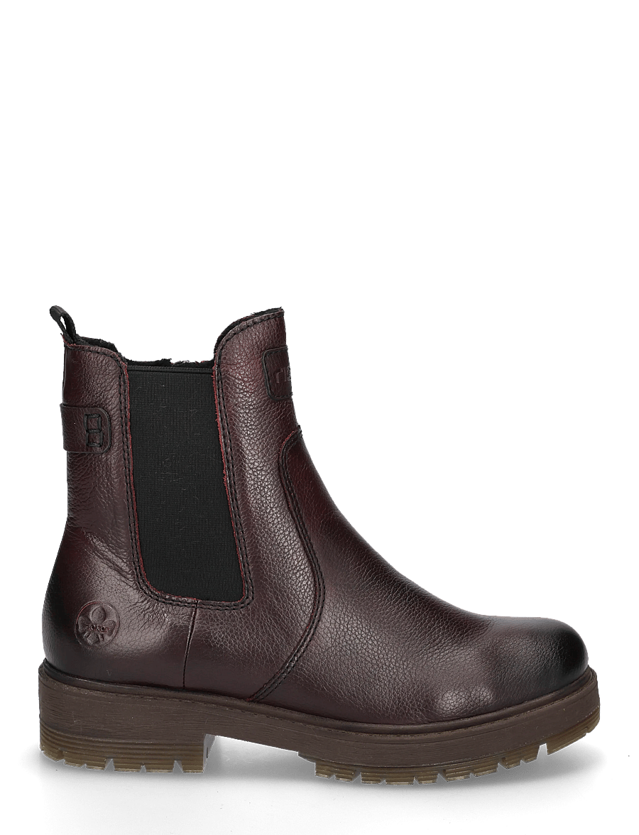 Rieker - 75860-35 - chelsea boots - red - 2