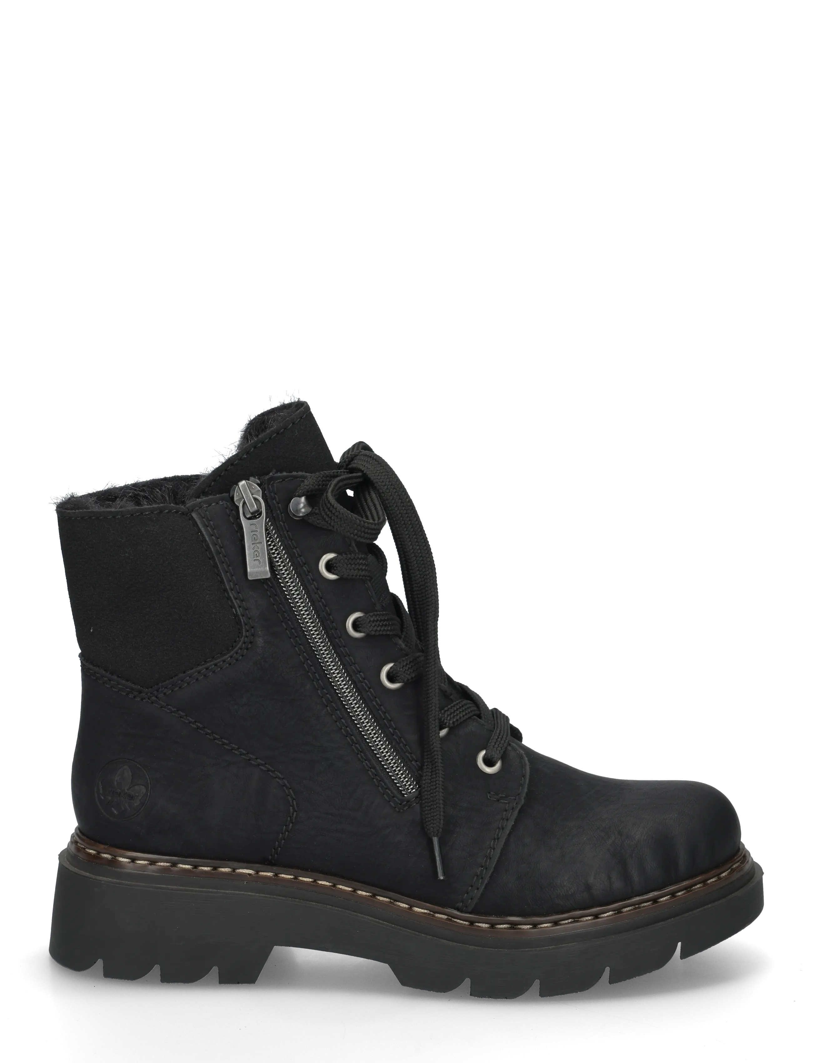 Rieker - 76720-00 - flache stiefeletten - black - 2
