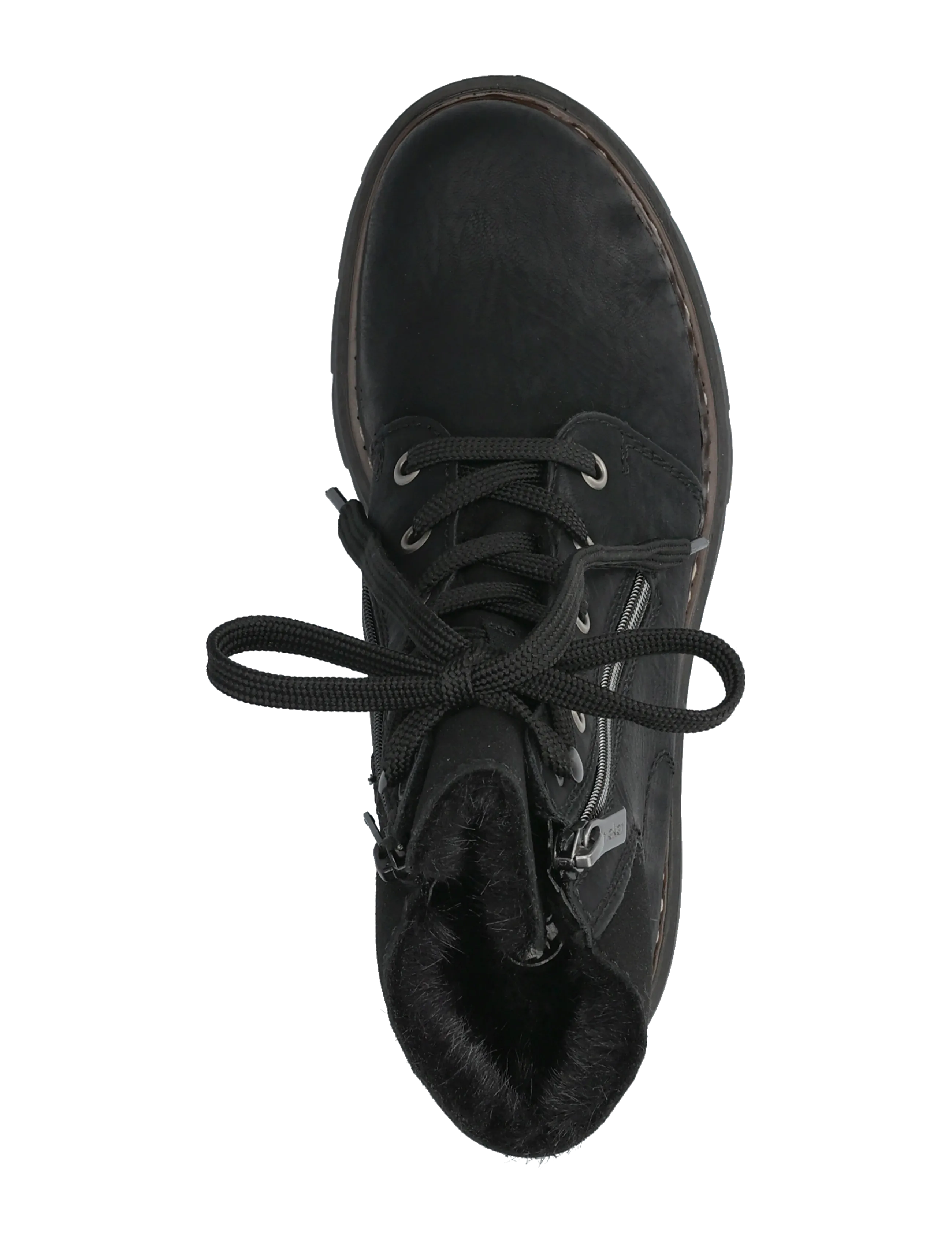 Rieker - 76720-00 - flache stiefeletten - black - 3
