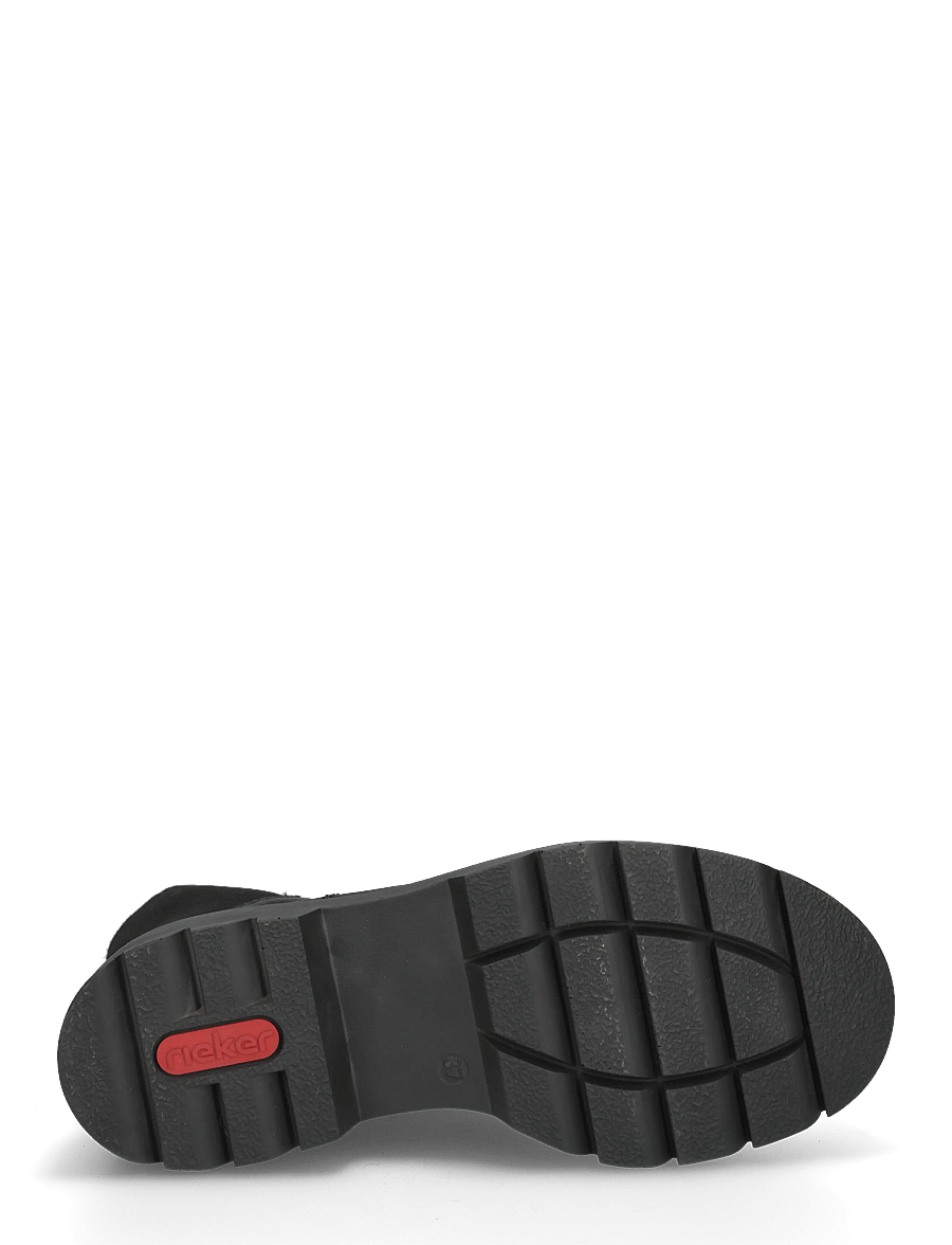 Rieker - 76720-00 - flade ankelstøvler - black - 4