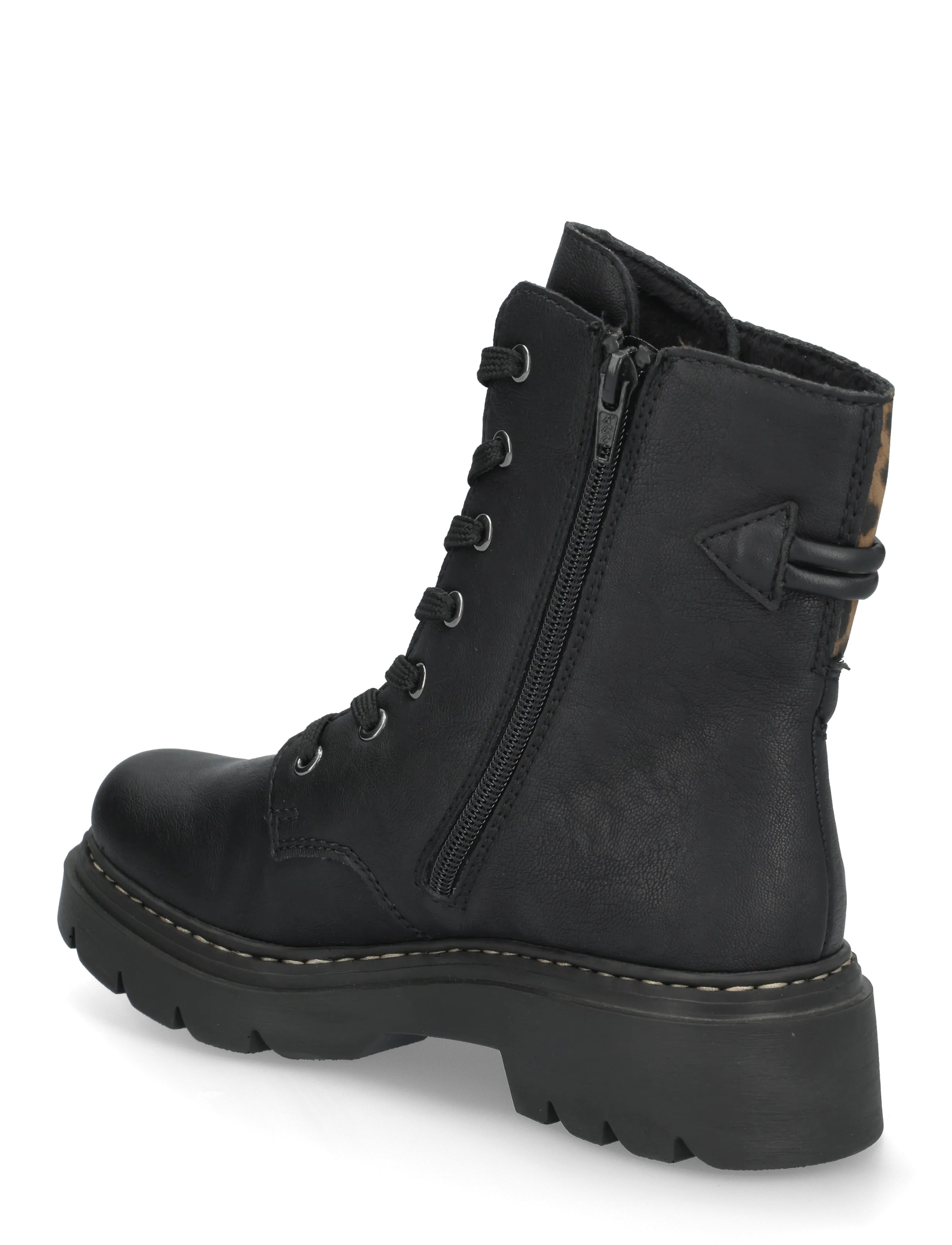 Rieker - Rieker Ladies mid height boots 76724-00 Black - black - 1
