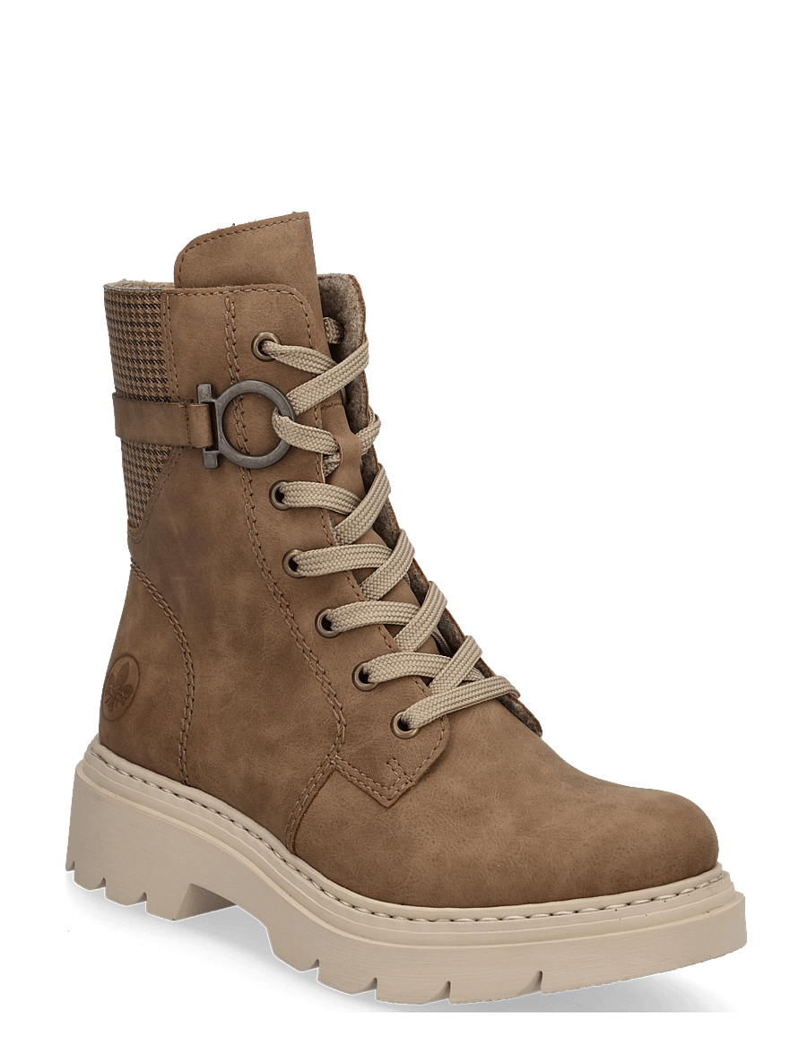 Rieker - 76732-20 - snørestøvler - beige - 0