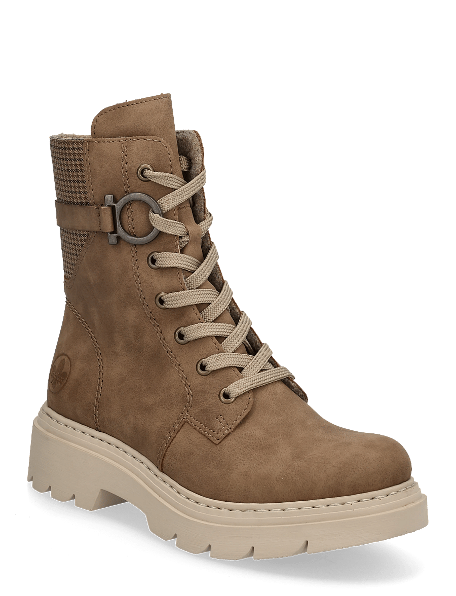 Rieker - 76732-20 - snørestøvler - beige - 0