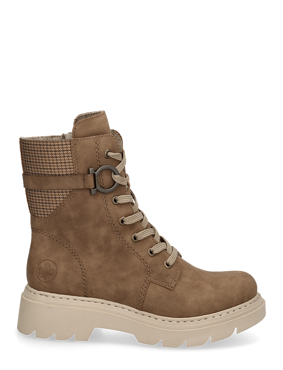 Rieker - 76732-20 - snørestøvler - beige - 2
