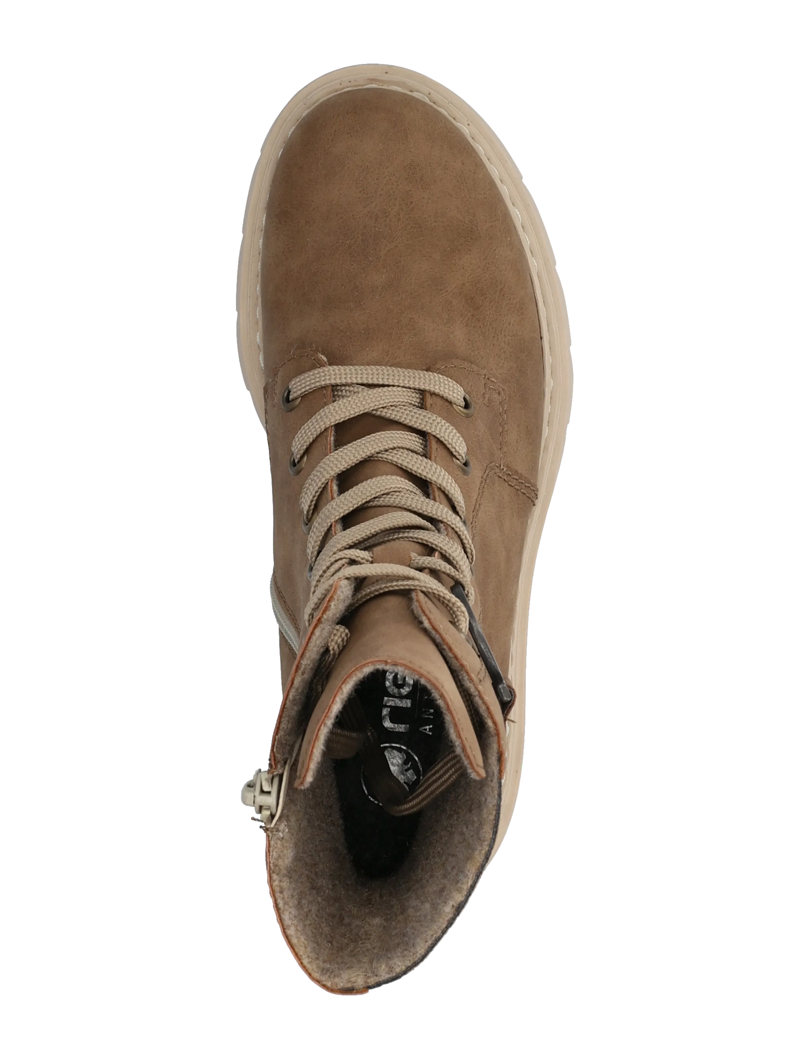 Rieker - 76732-20 - snørestøvler - beige - 3