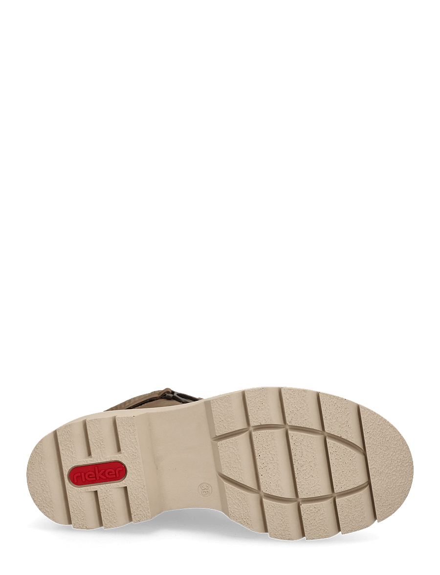 Rieker - 76732-20 - snørestøvler - beige - 4