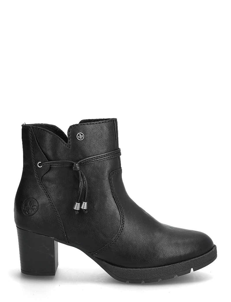 Rieker - Rieker Ladies mid height boots 77667-00 Black - stövletter - black - 1