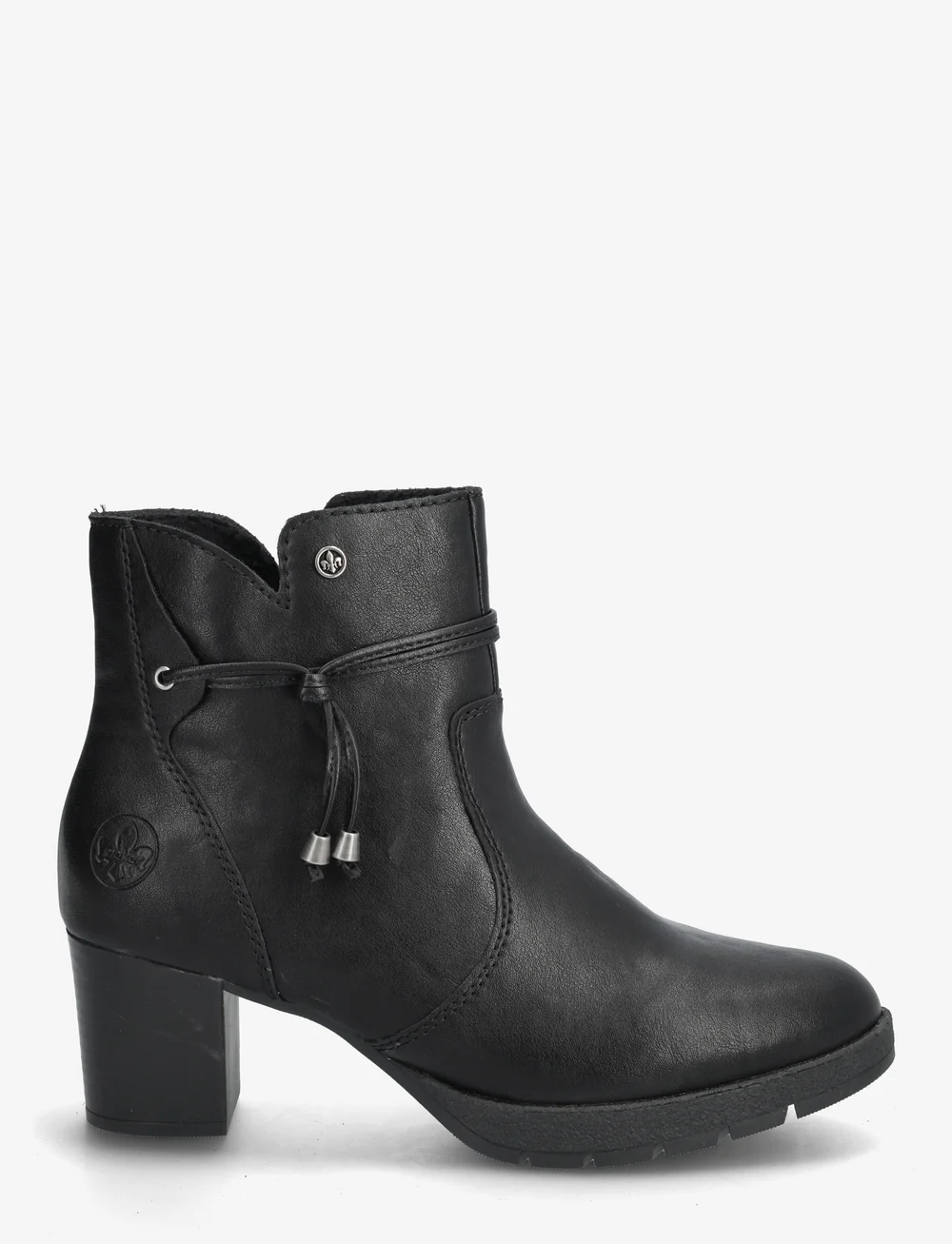 Rieker - 77667 - korolliset nilkkurit - black - 1