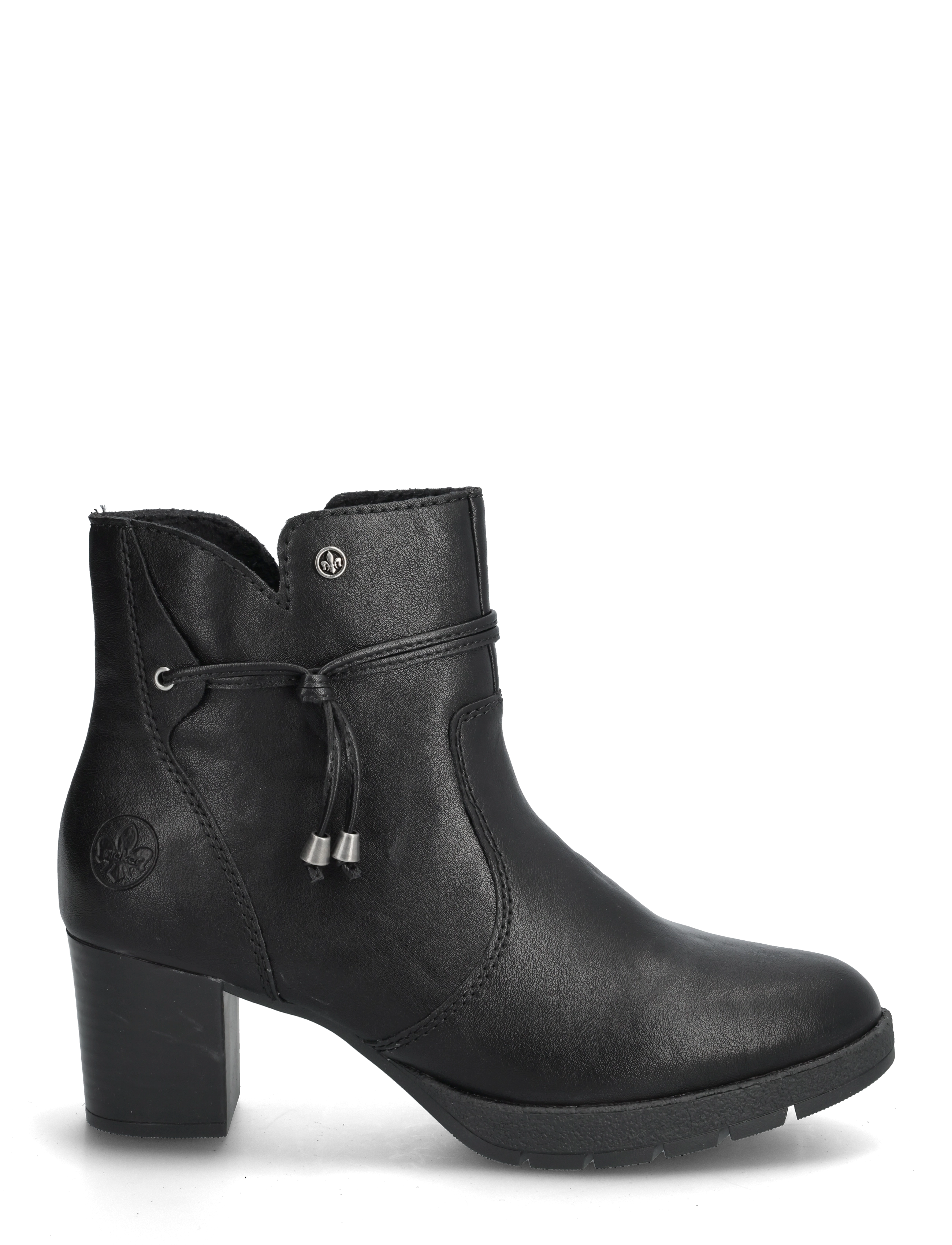 Rieker - Rieker Ladies mid height boots 77667-00 Black - hohe absätze - black - 1