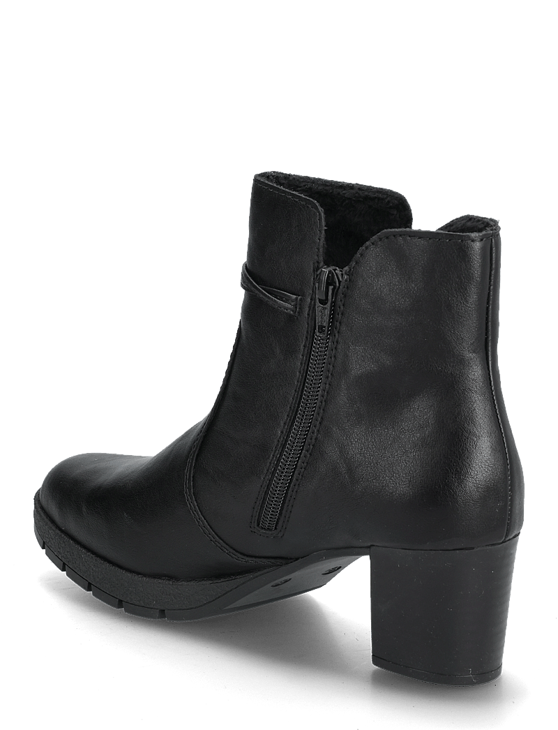 Rieker - Rieker Ladies mid height boots 77667-00 Black - stövletter - black - 2