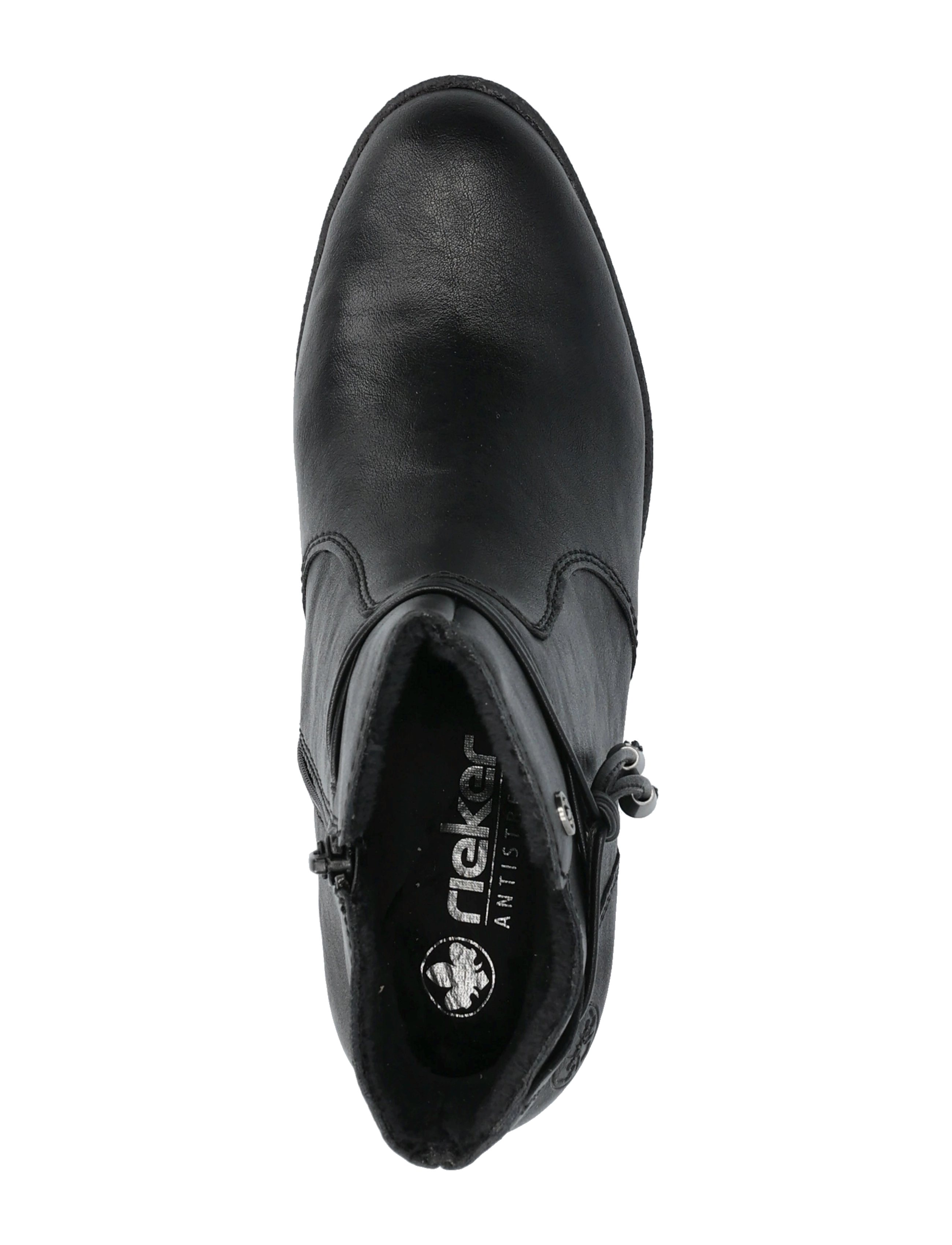 Rieker - Rieker Ladies mid height boots 77667-00 Black - hohe absätze - black - 3