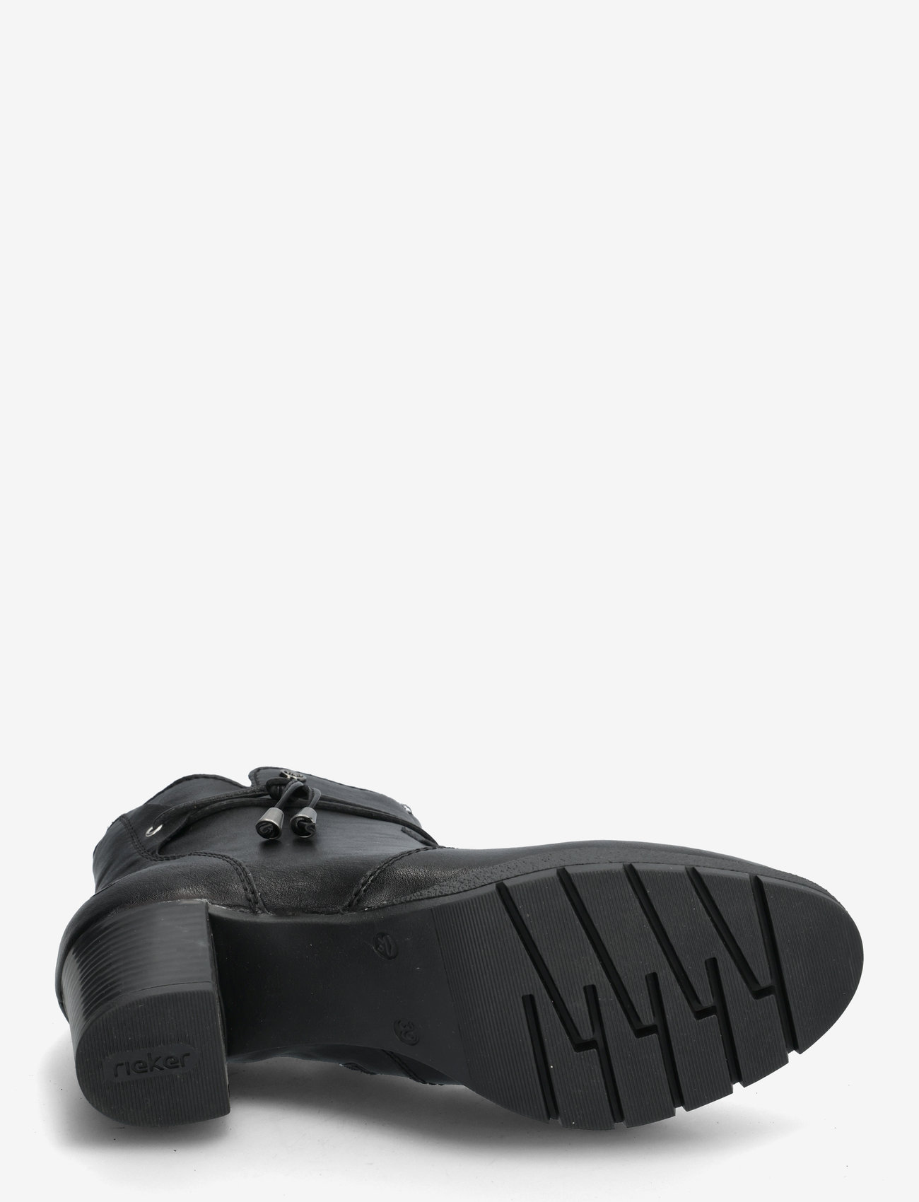 Rieker - Rieker Ladies mid height boots 77667-00 Black - stövletter - black - 4