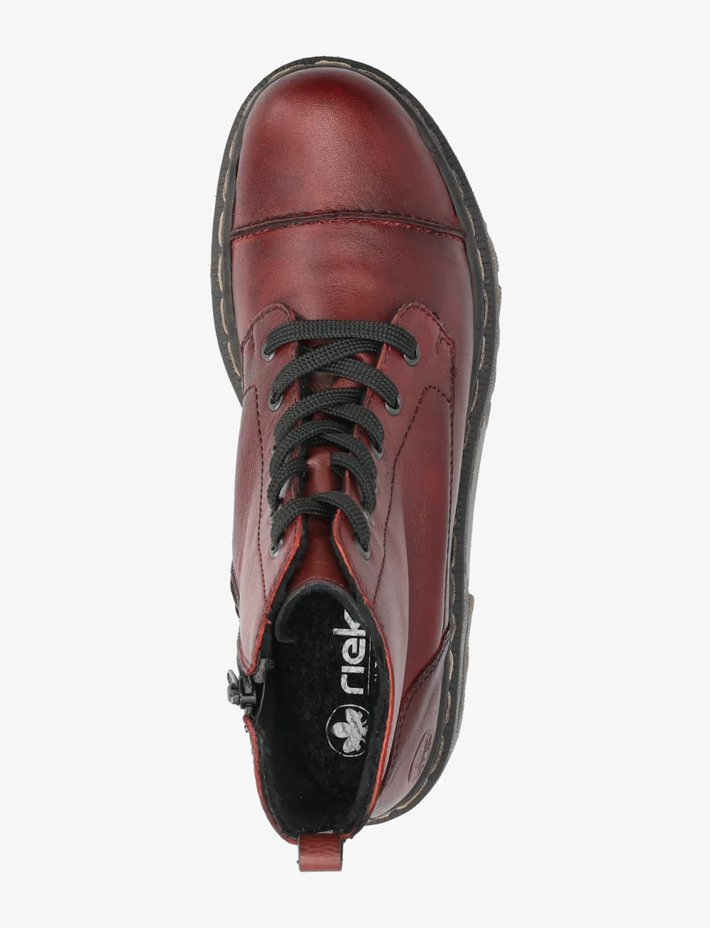 Rieker - 78202 - bottes lacées - red - 3