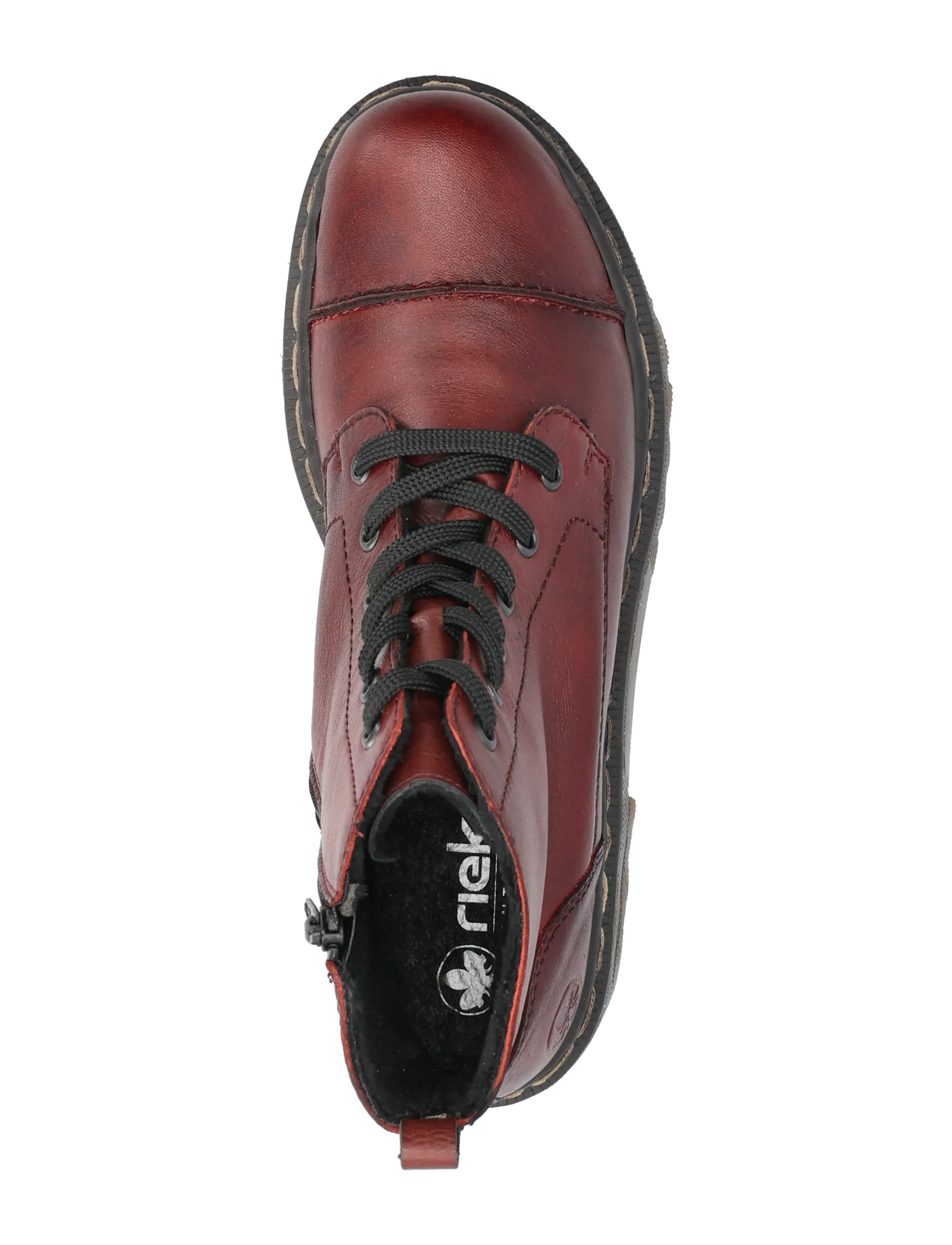 Rieker - 78202 - snørestøvler - red - 3
