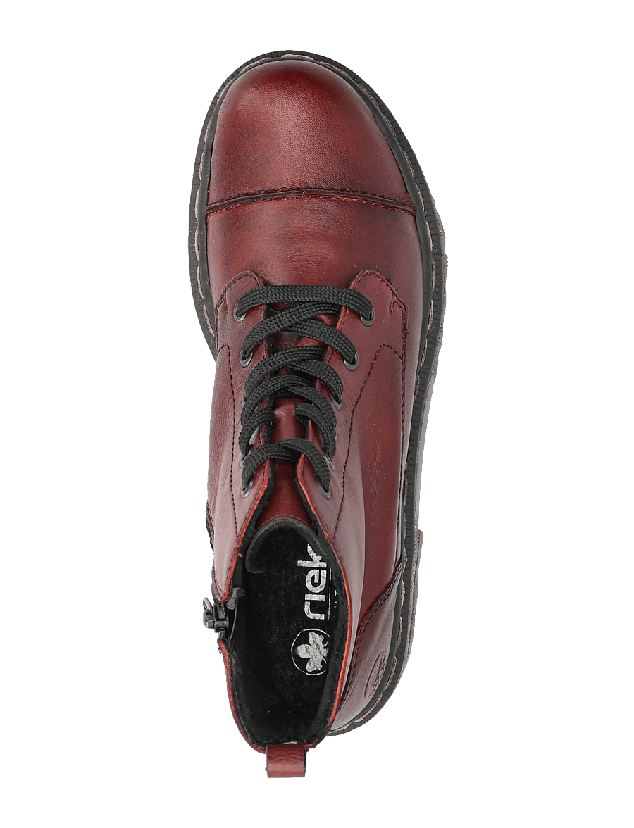 Rieker - 78202 - snørestøvler - red - 3