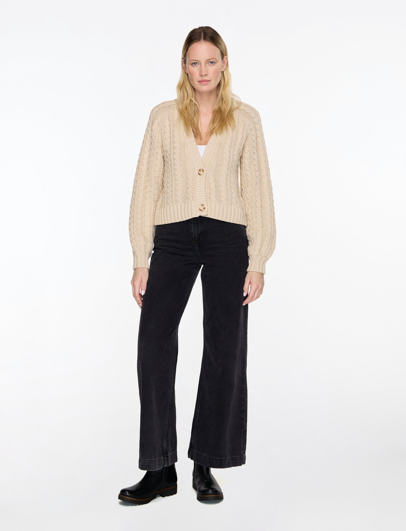 Rieker - 78552 - platta ankelboots - black - 2