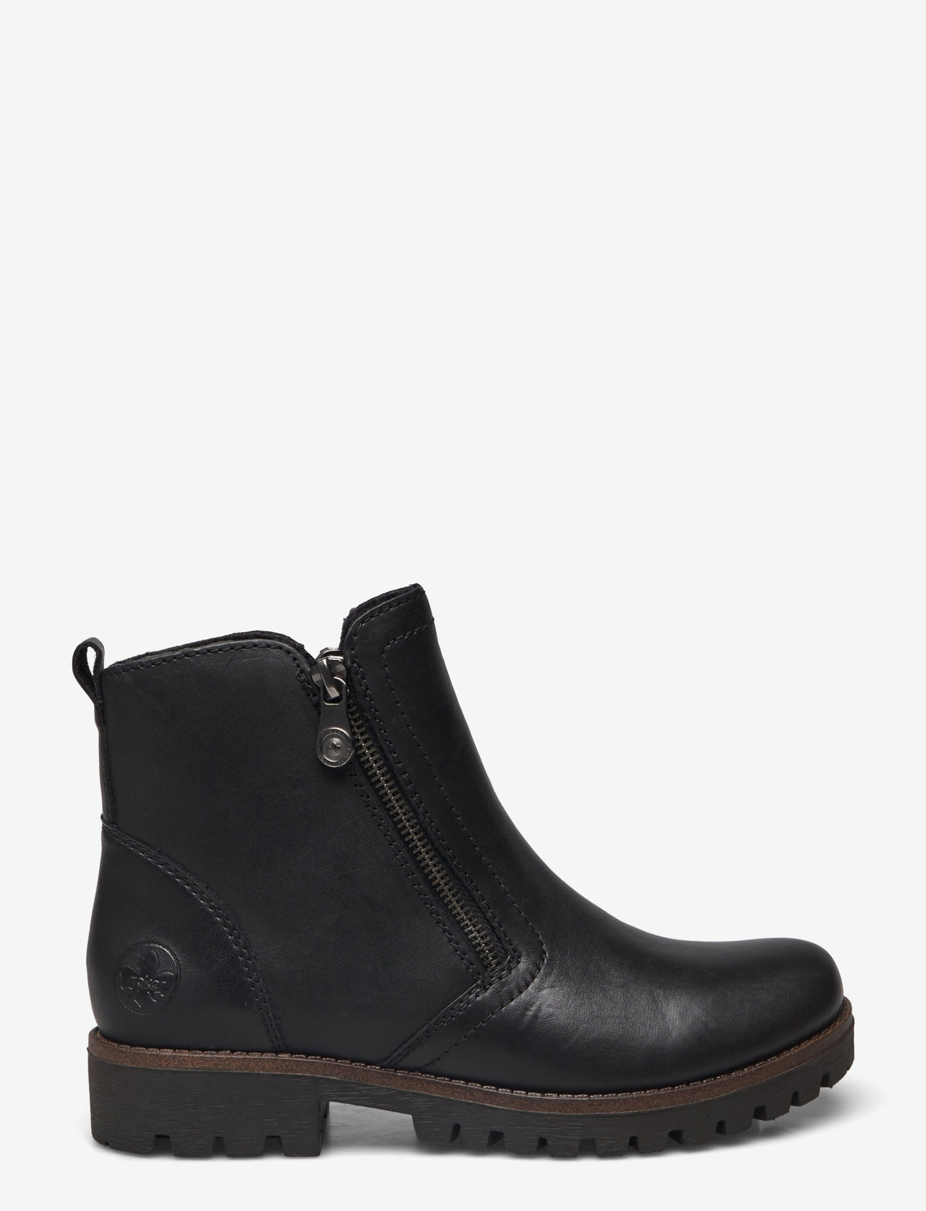 Rieker - 78556 - platta ankelboots - black - 1
