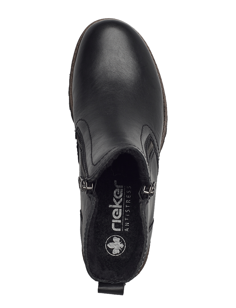 Rieker - 78556 - flache stiefeletten - black - 3